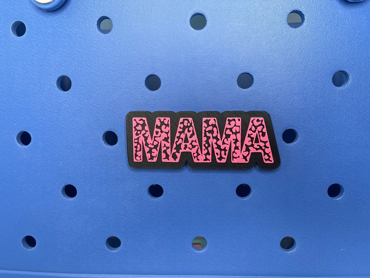 Cheetah Mama Bogg Bag Charm, Bogg Bag Accessories, Bogg Bag,Simply Southern Bag Charms