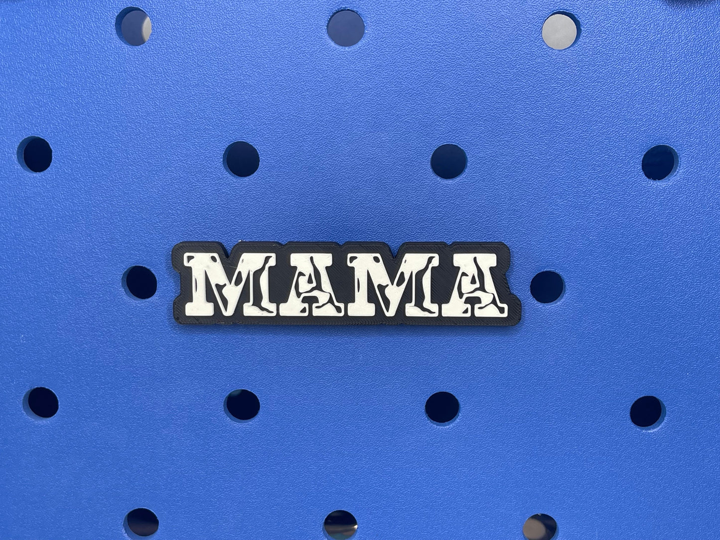 Cow Print Mama Bogg Bag Charm | Bogg Bag Accessories | Bogg Bag | Simply Southern Bag Charms |