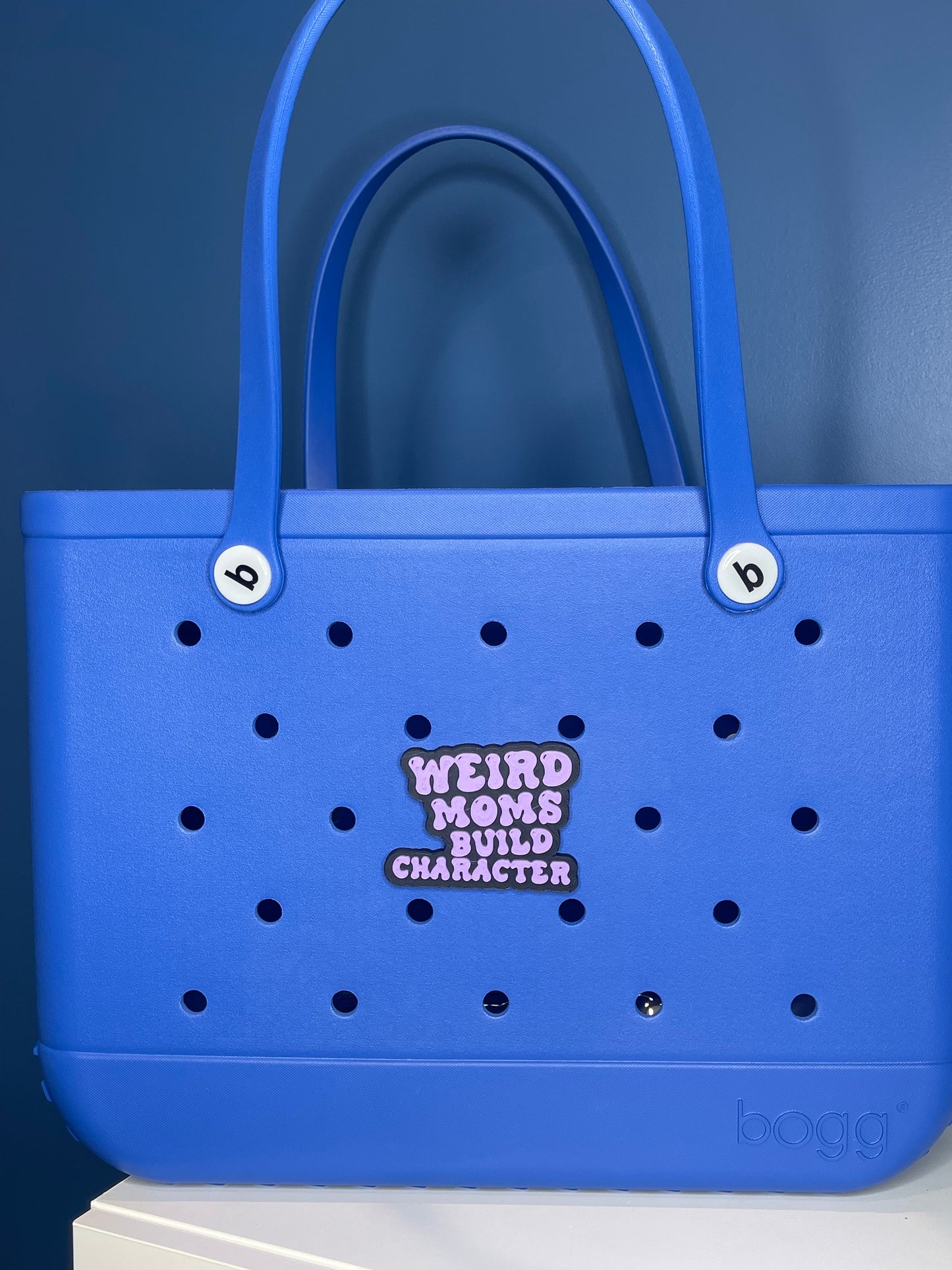 Weird Moms Build Character Bogg Bag Charm | Bogg Bag Accessories | Bogg Bag Charms | Bogg Bag | Simply Southern Bag Charms