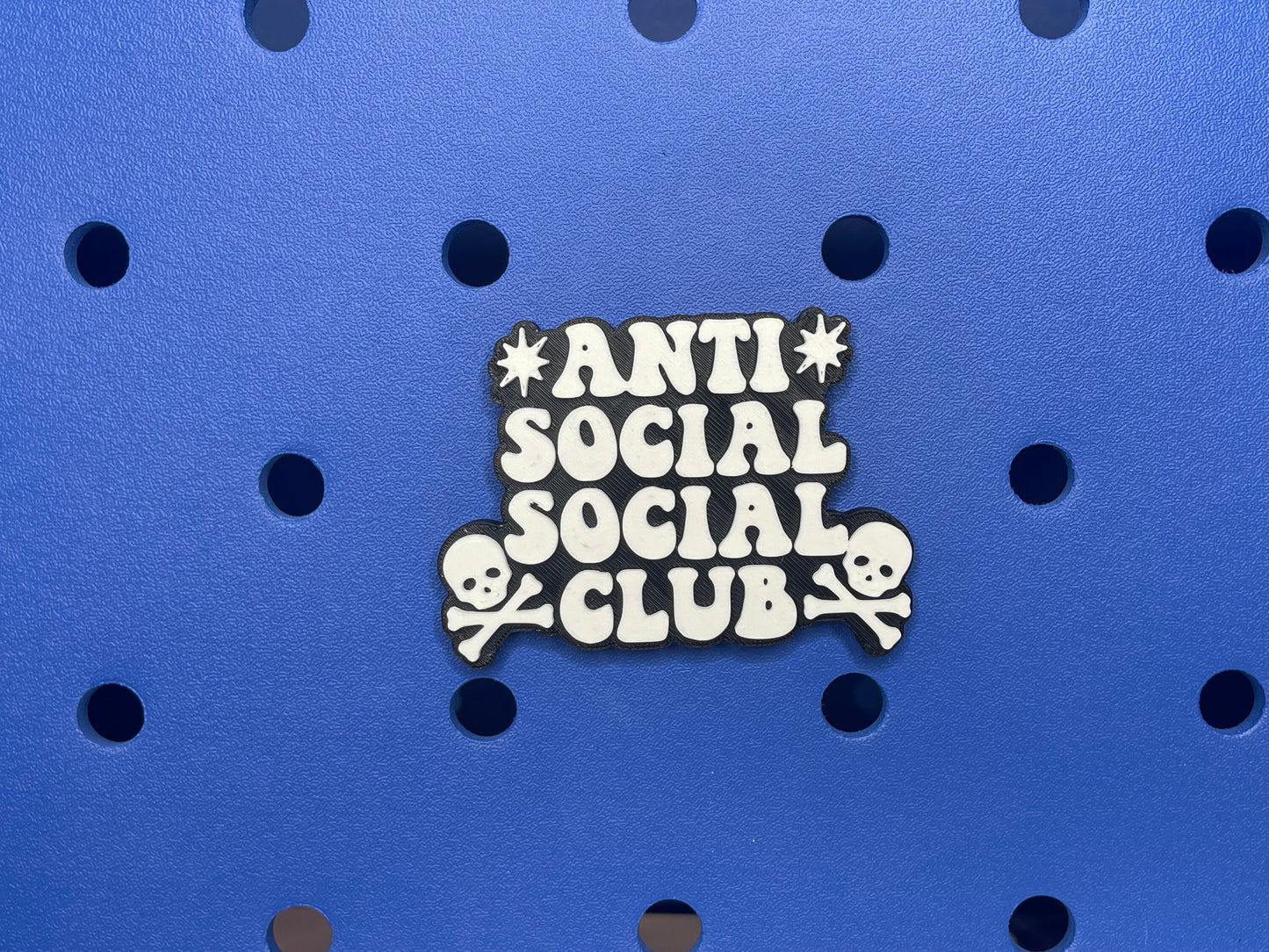 Anti Social Social Club Bogg Bag Charm, Bogg Bag Accessories, Bogg Bag Charms, Bogg Bag, Simply Southern Bag Charms