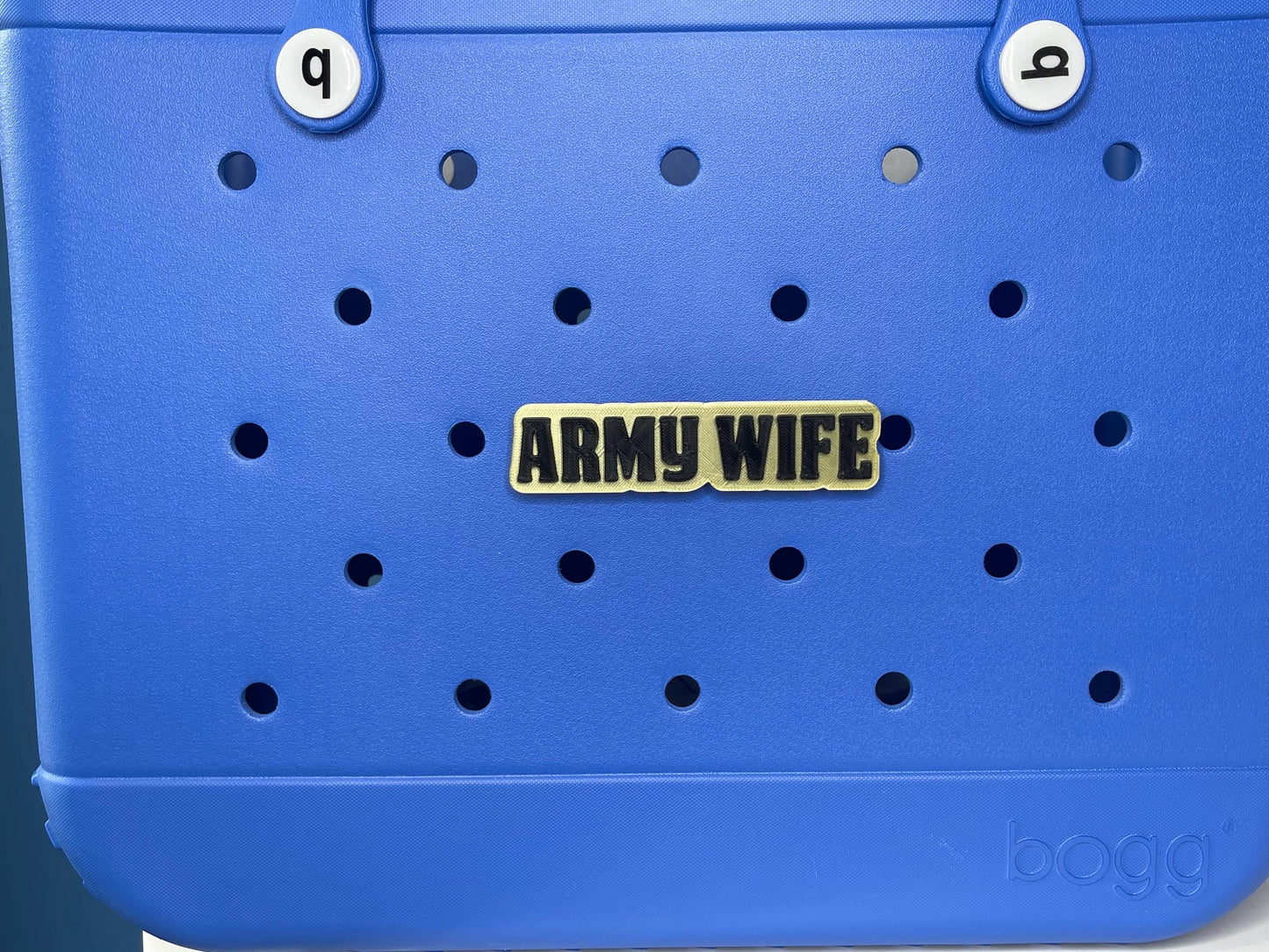 Army Wife Bogg Bag Charms | Bogg Bag Accessories | Bogg Bag Charms | Bogg Bag | Army Wife Bogg Bits