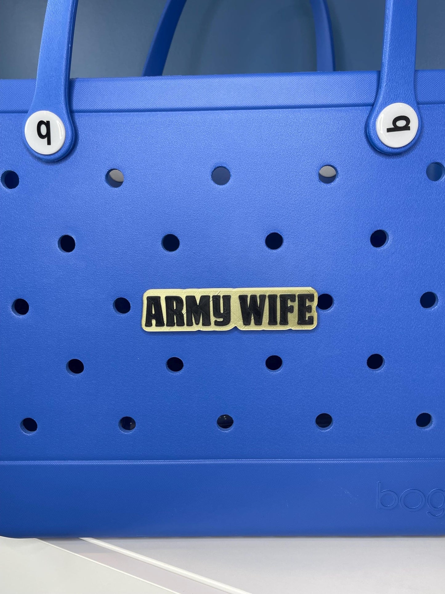 Army Wife Bogg Bag Charms | Bogg Bag Accessories | Bogg Bag Charms | Bogg Bag | Army Wife Bogg Bits