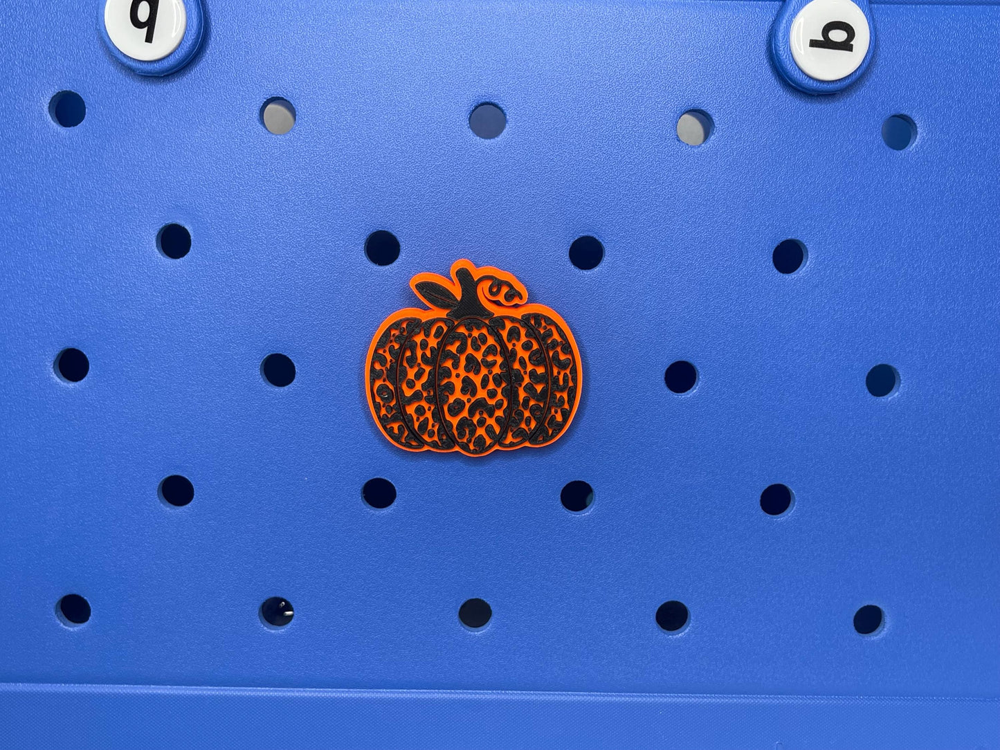 Cheetah Pumpkin Bogg Bag Charms | Fall Bogg Bag Accessories | Bogg Bag Charms | Bogg Bag | Halloween Bogg Charms