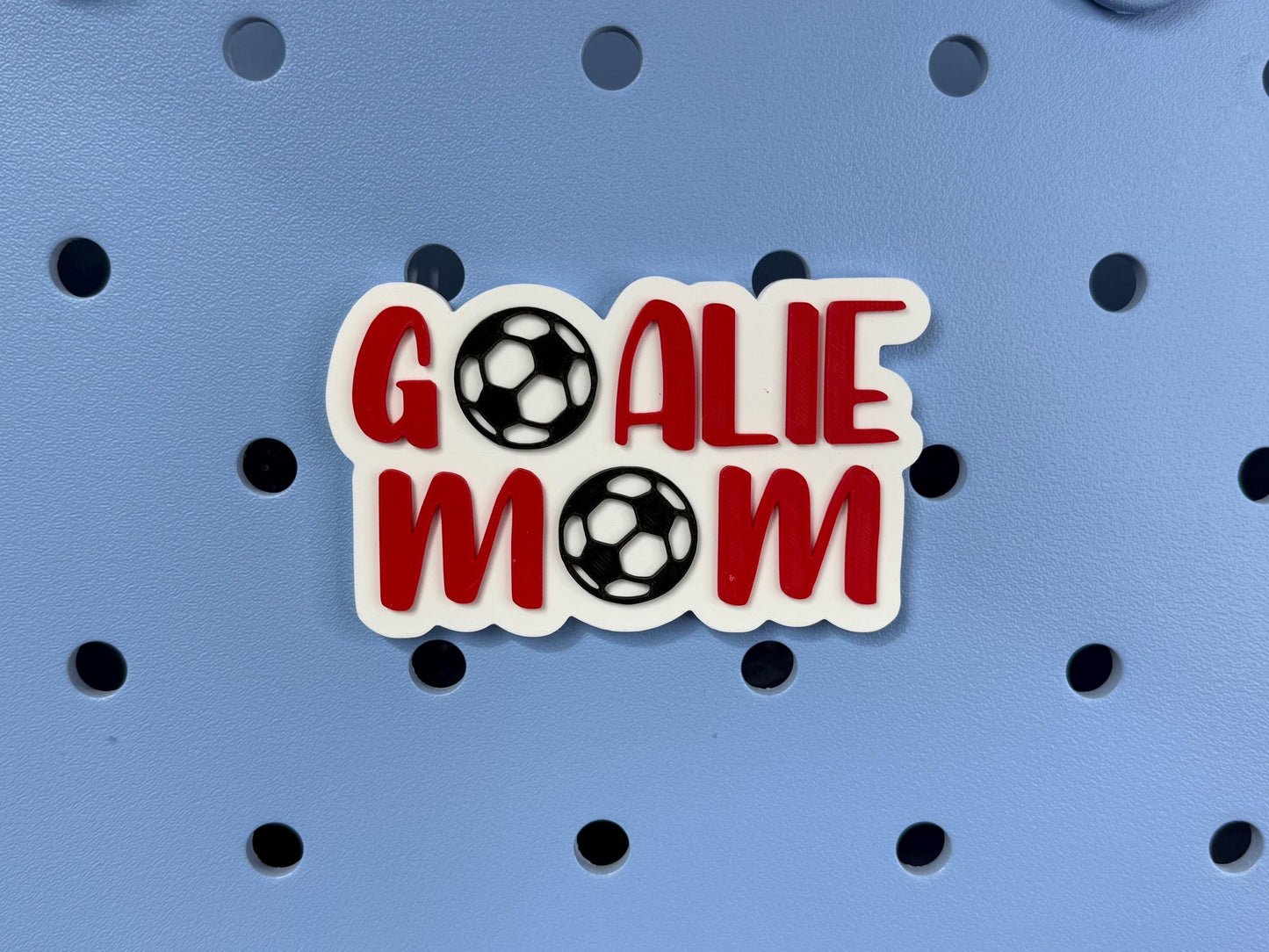 Soccer Goalie Mom Bogg Bag Charms, Soccer Bogg Bag Accessories, Bogg Bag Charms, Bogg Bag, Sports Charms
