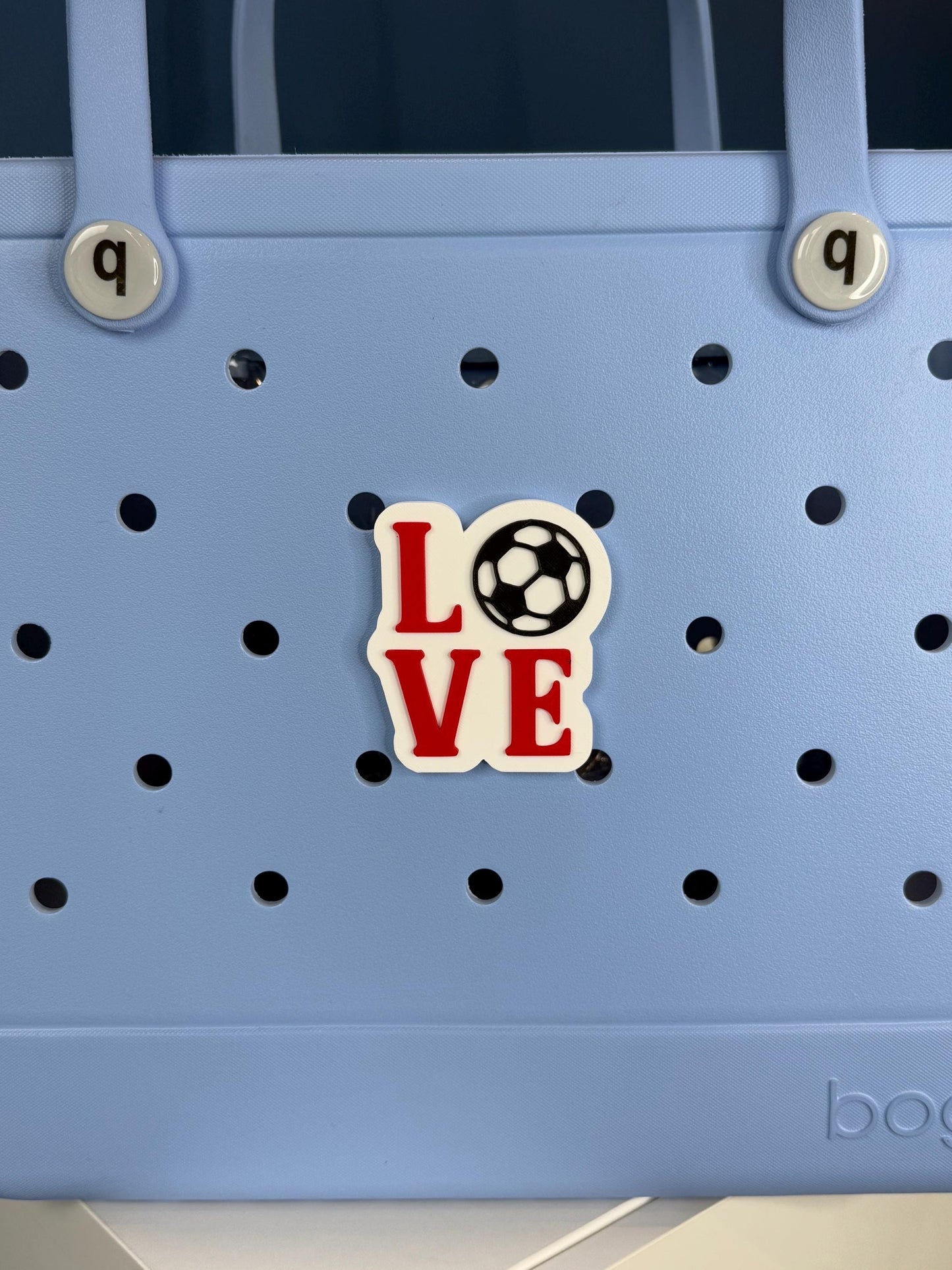 Soccer Love Bogg Bag Charms, Soccer Bogg Bag Accessories, Bogg Bag Charms, Bogg Bag, Sports Charms