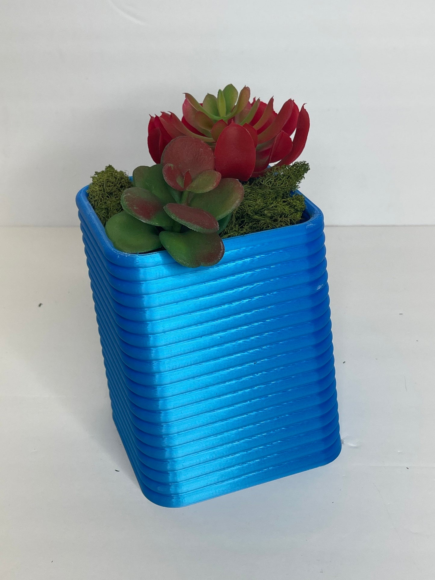 Slanted Modern Planter, Pots For Plants, Textured Planter, Geometric Flower Pots