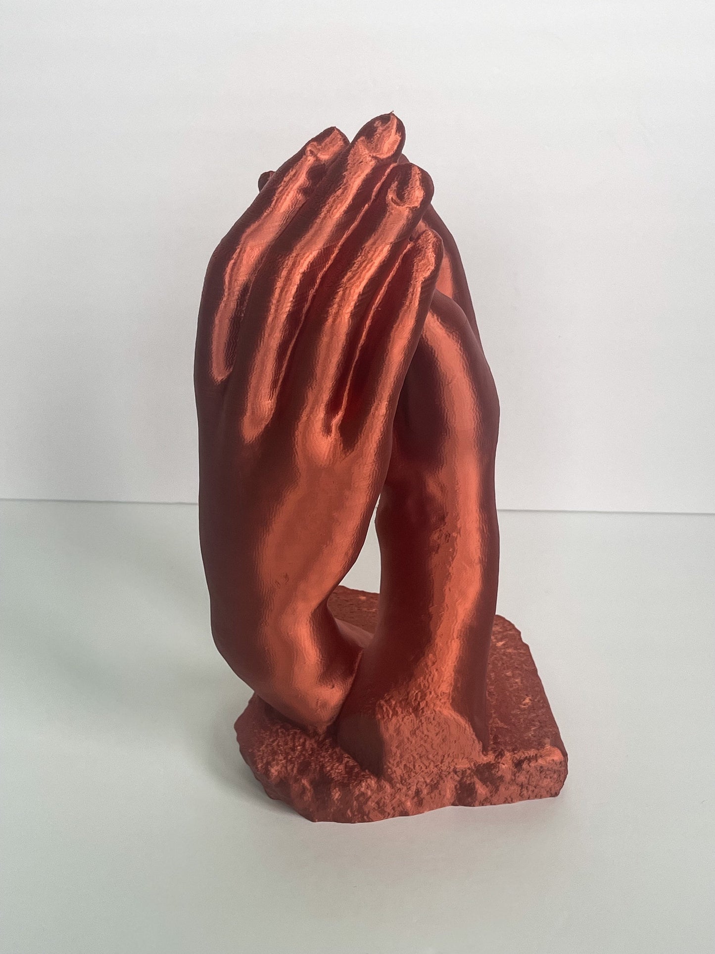 Hands of Lovers Sculpture, Romantic Gift, Anniversary, Valentine's Day