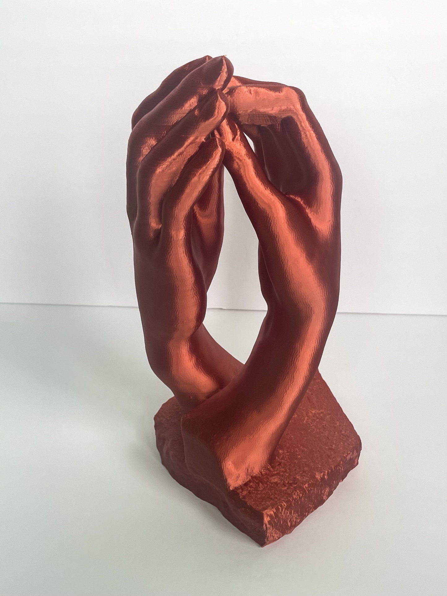 Hands of Lovers Sculpture, Romantic Gift, Anniversary, Valentine's Day