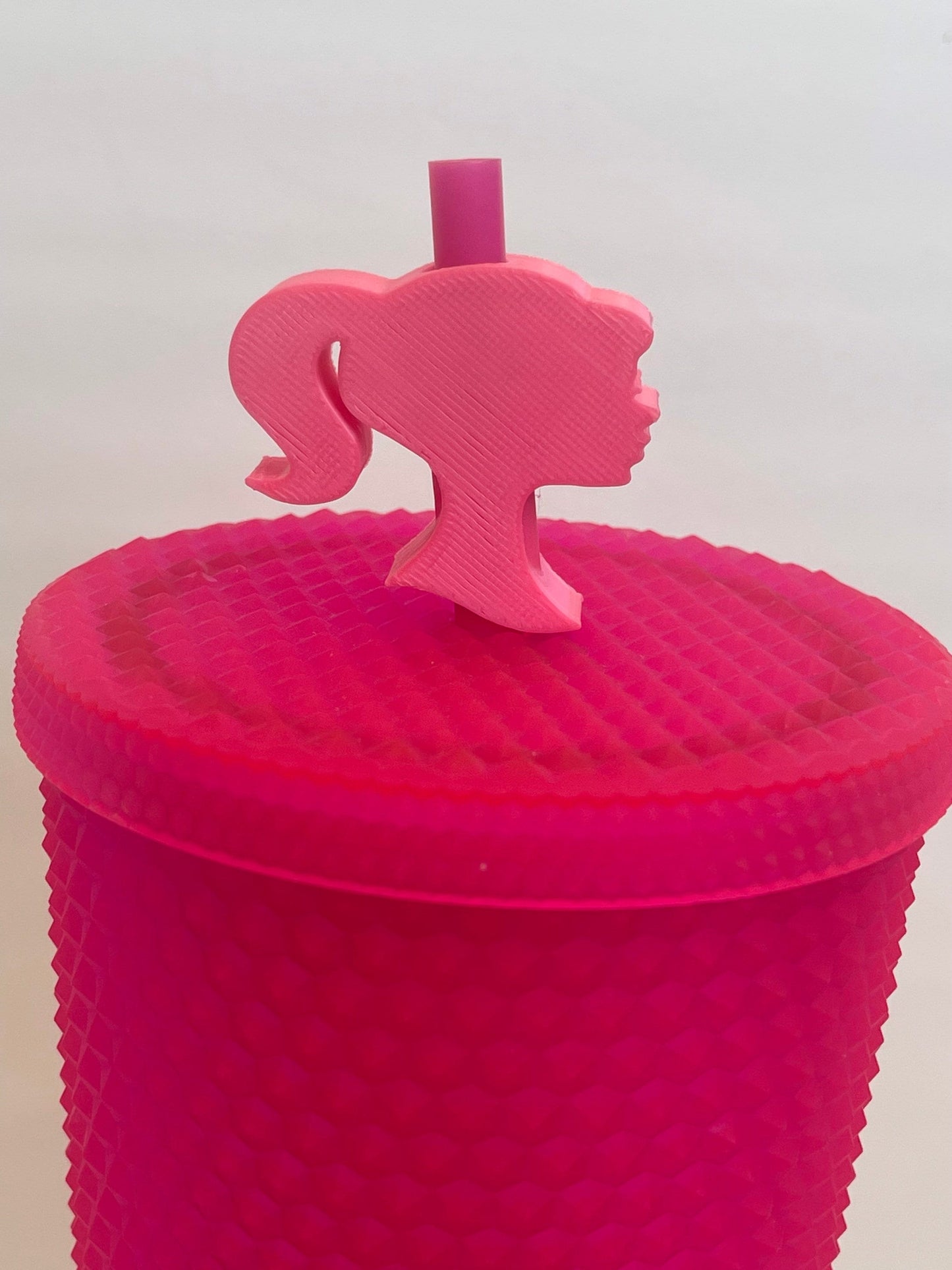 Barbie Straw Buddy, Barbie Inspired Party, Straw Topper Buddy, Barbie Birthday, Baby Shower