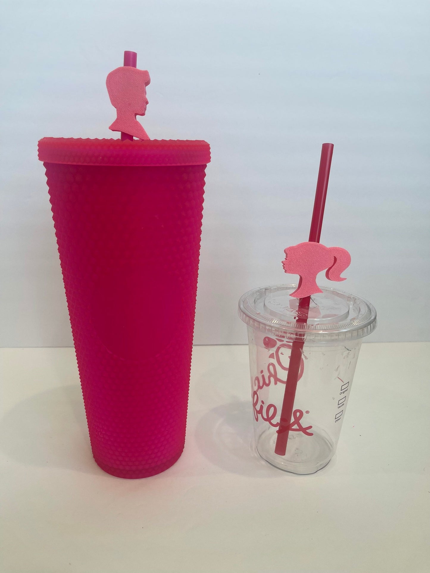 Barbie Straw Buddy, Barbie Inspired Party, Straw Topper Buddy, Barbie Birthday, Baby Shower