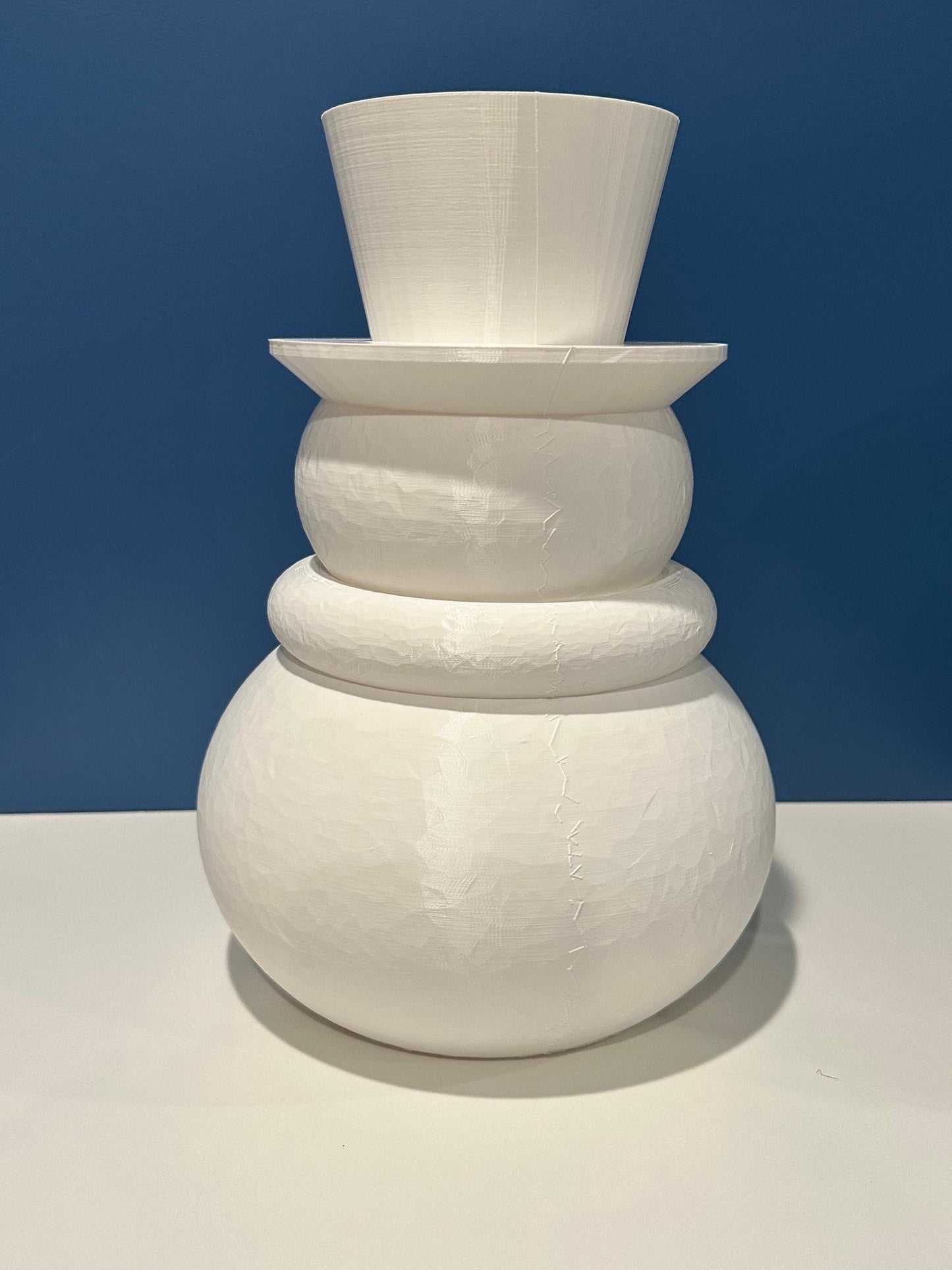 Snowman Vase | Room Decor | Winter Gifts | Unique Vases
