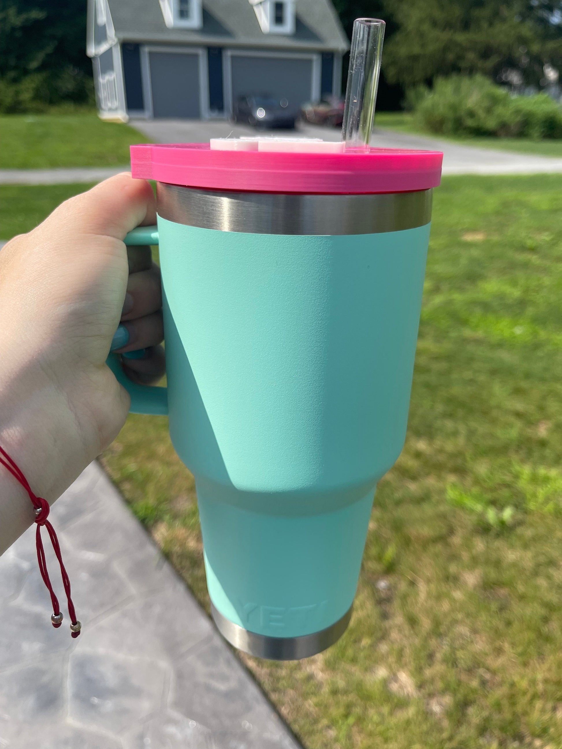 Personalized Yeti Rambler Tumbler | Custom Lid | Custom Lid Topper |