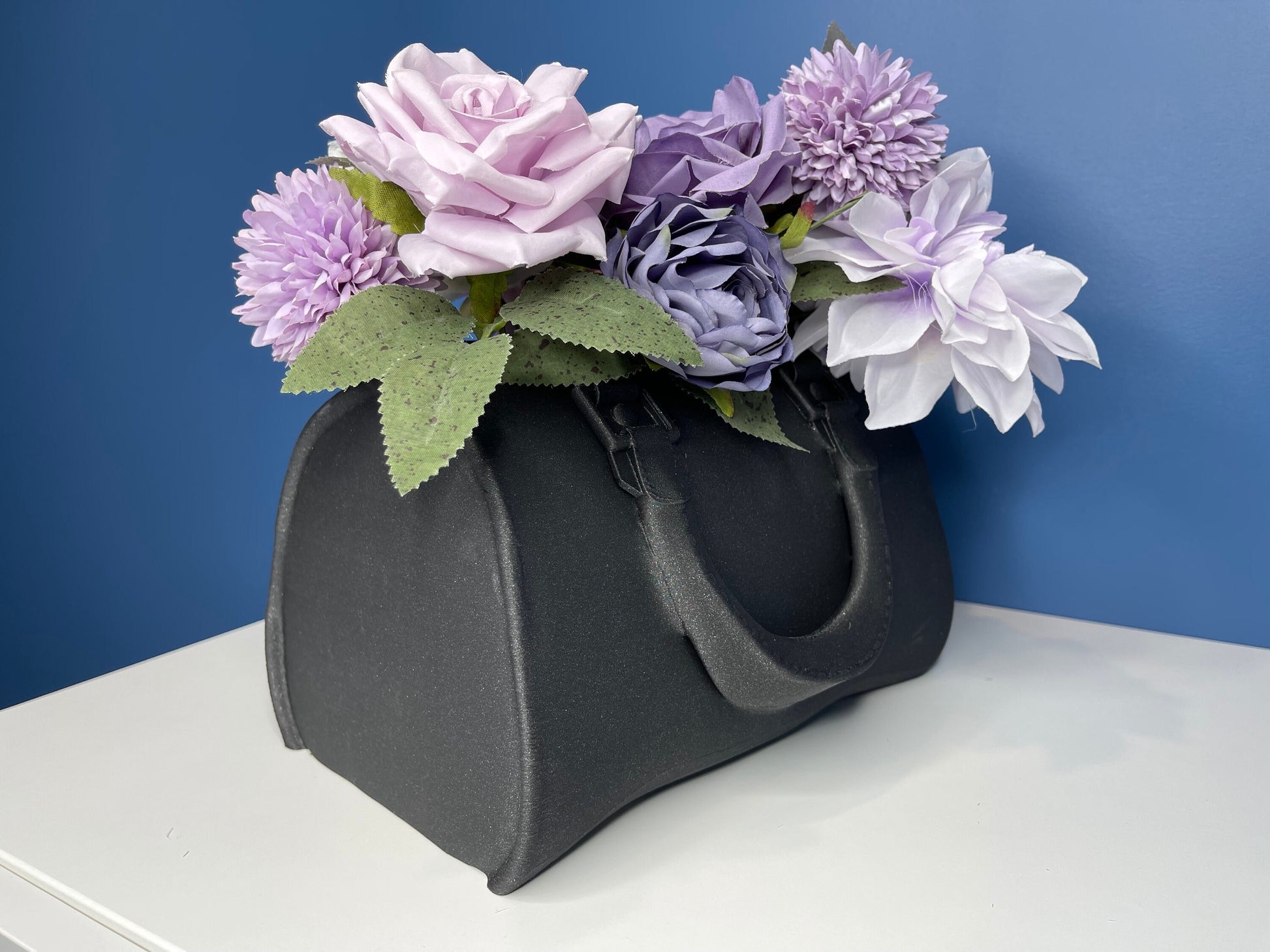 Purse Flower Vase | Luxury Bag | Handbag Planter | Flower Plant Vase