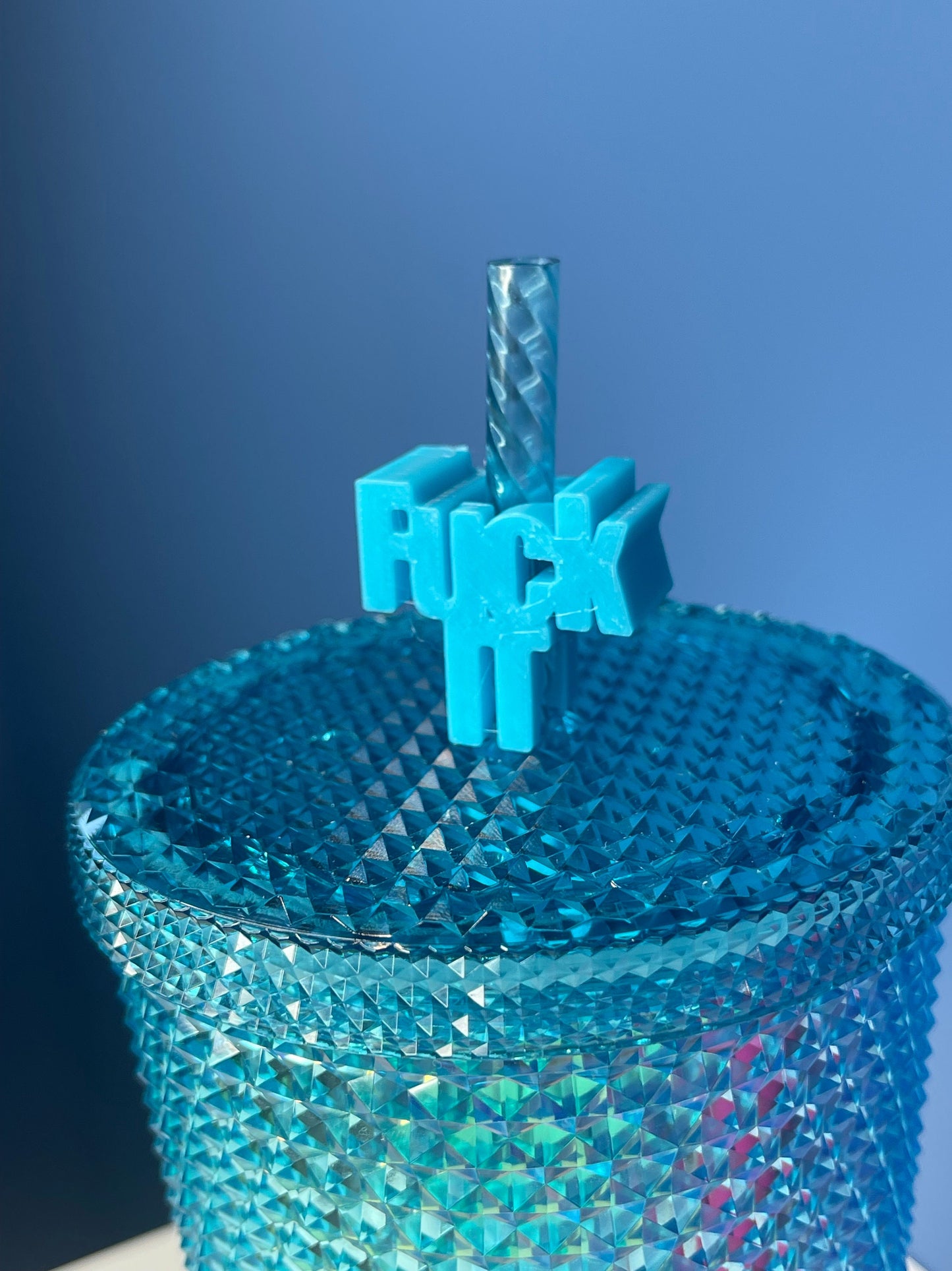 Fuk it Straw topper | Straw Charm | Straw Buddy | Cup Decorations