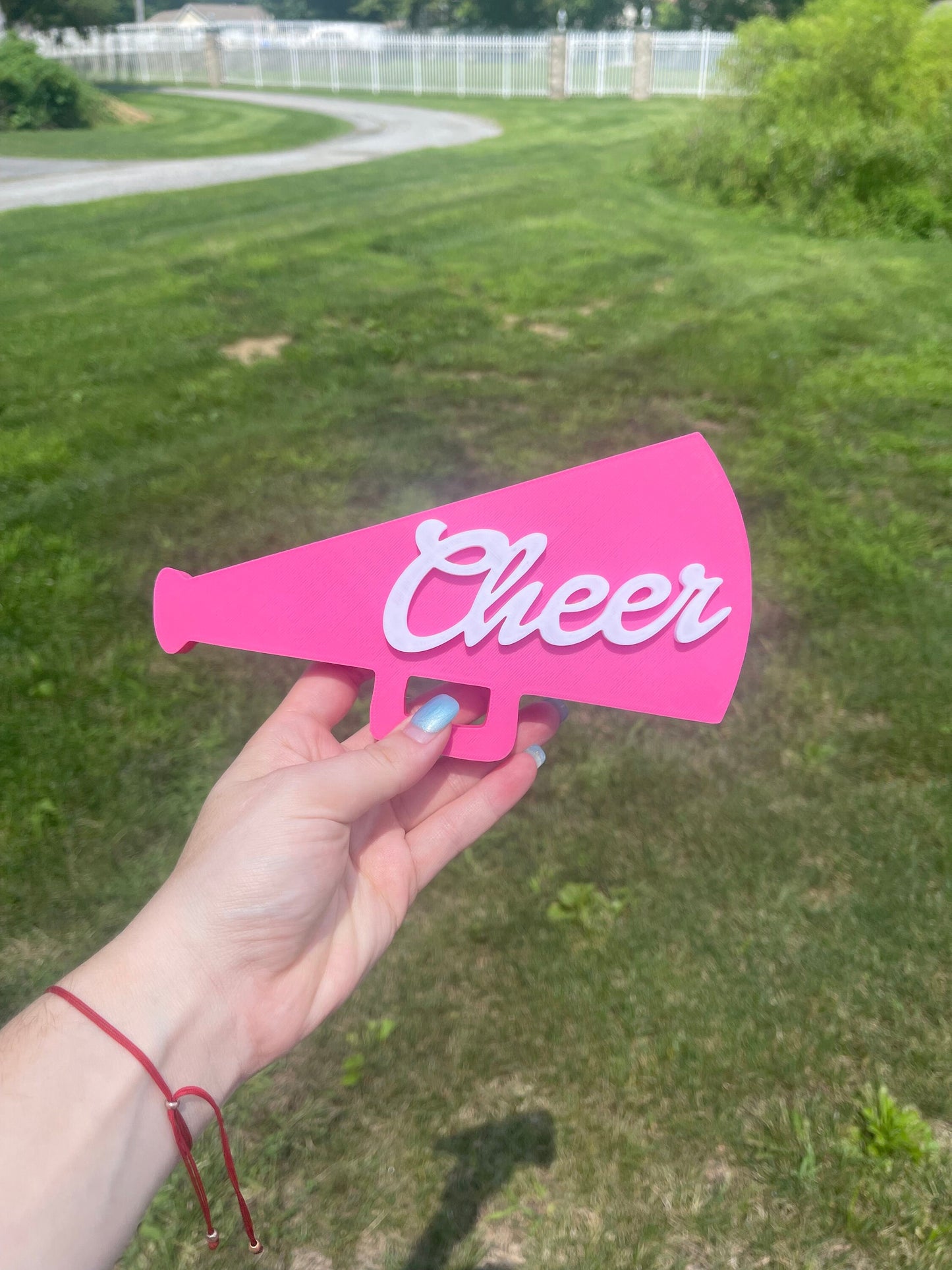 Personalized Megaphone | Cheerleading Sign | Cheer Room Decor