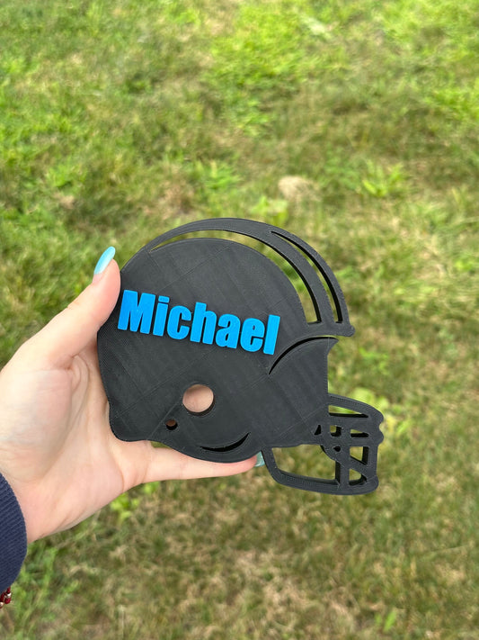 Personalized Football Helmet | Football Sign | Football Player Gifts| Football Coach