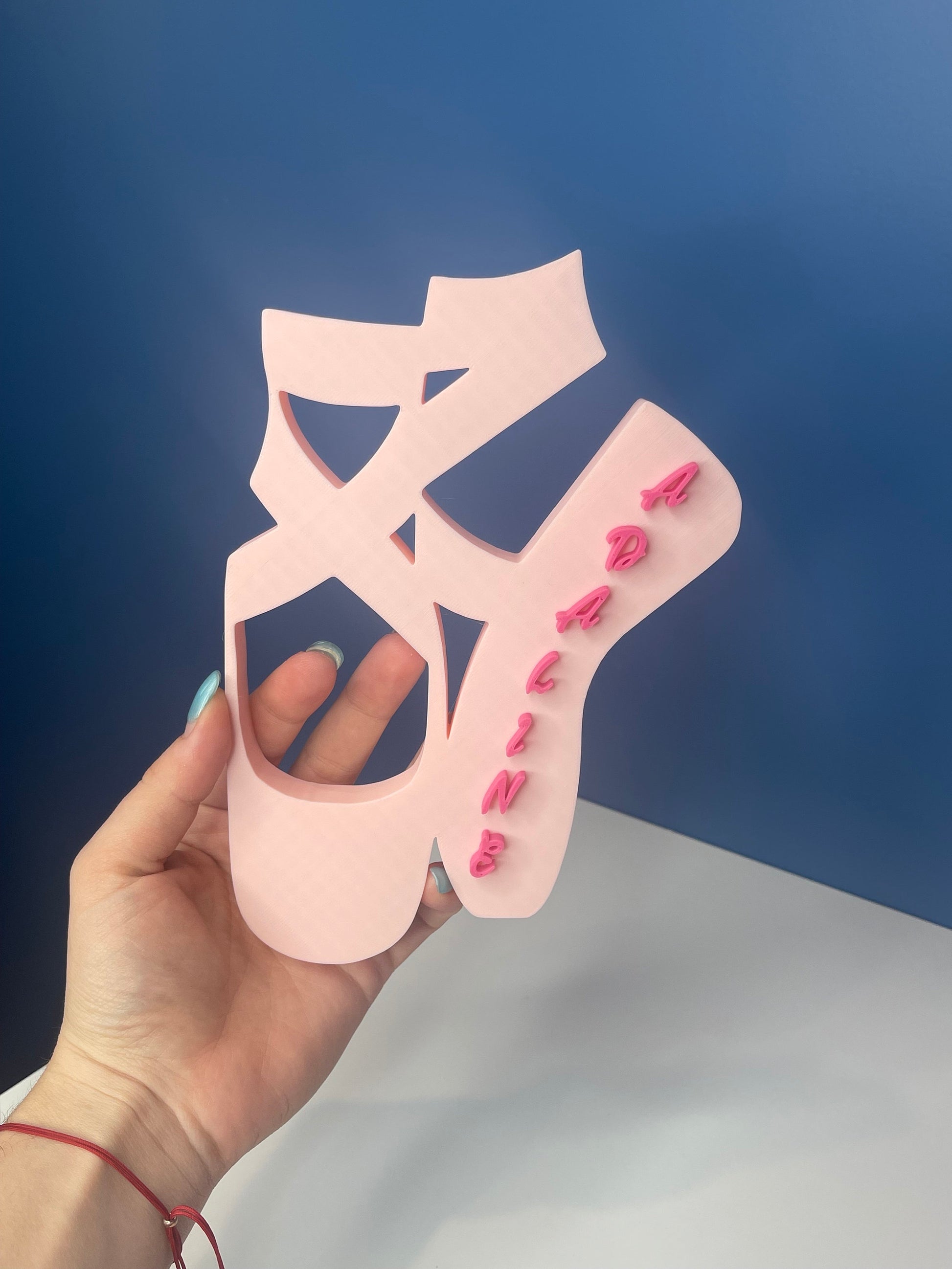 Personalized Pointe Shoe | Ballerina Slippers | Ballet Sign | Dance Teacher Gift