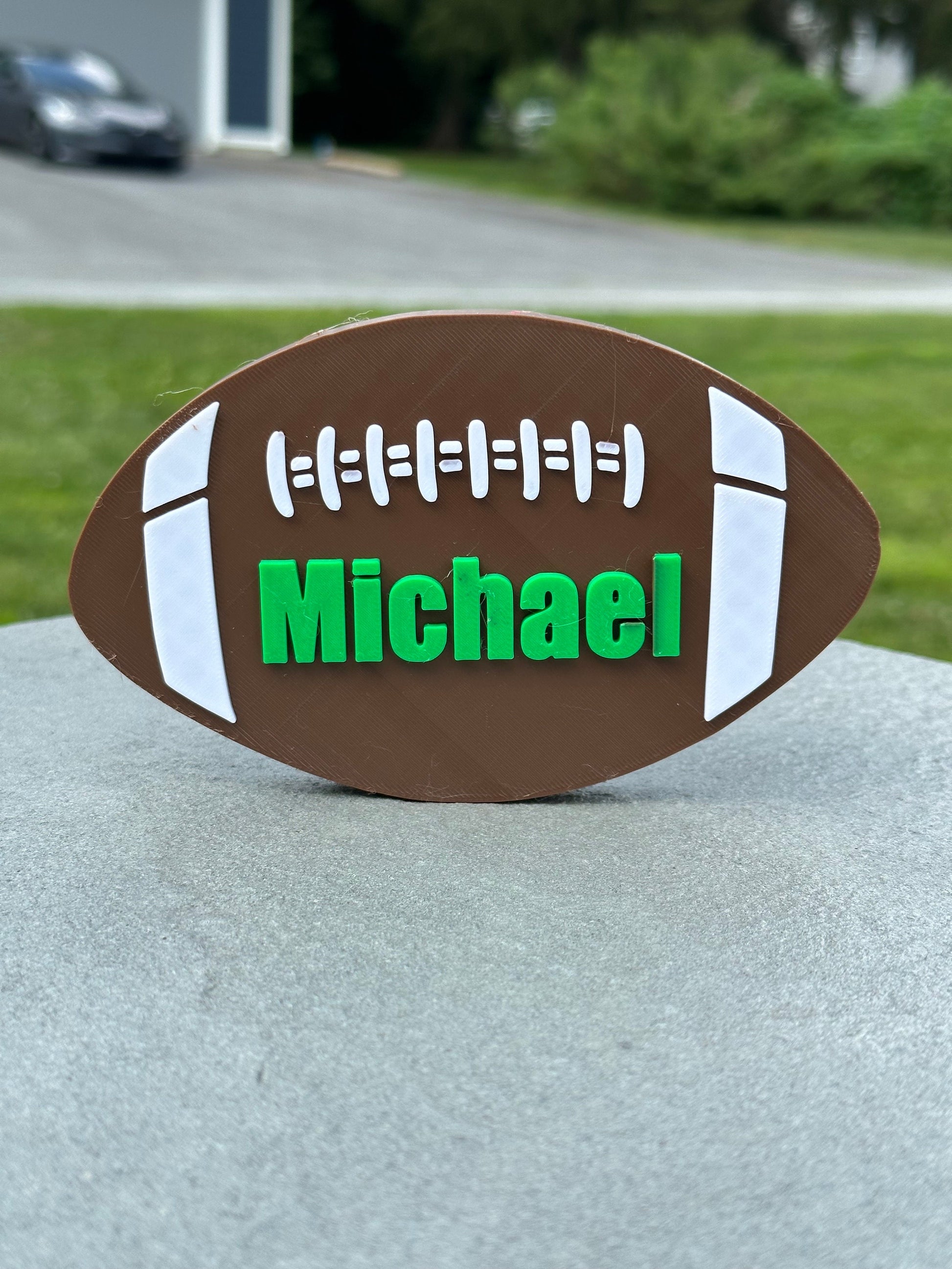 Personalized Football | Football Sign | Football Player Gifts | Football Coach