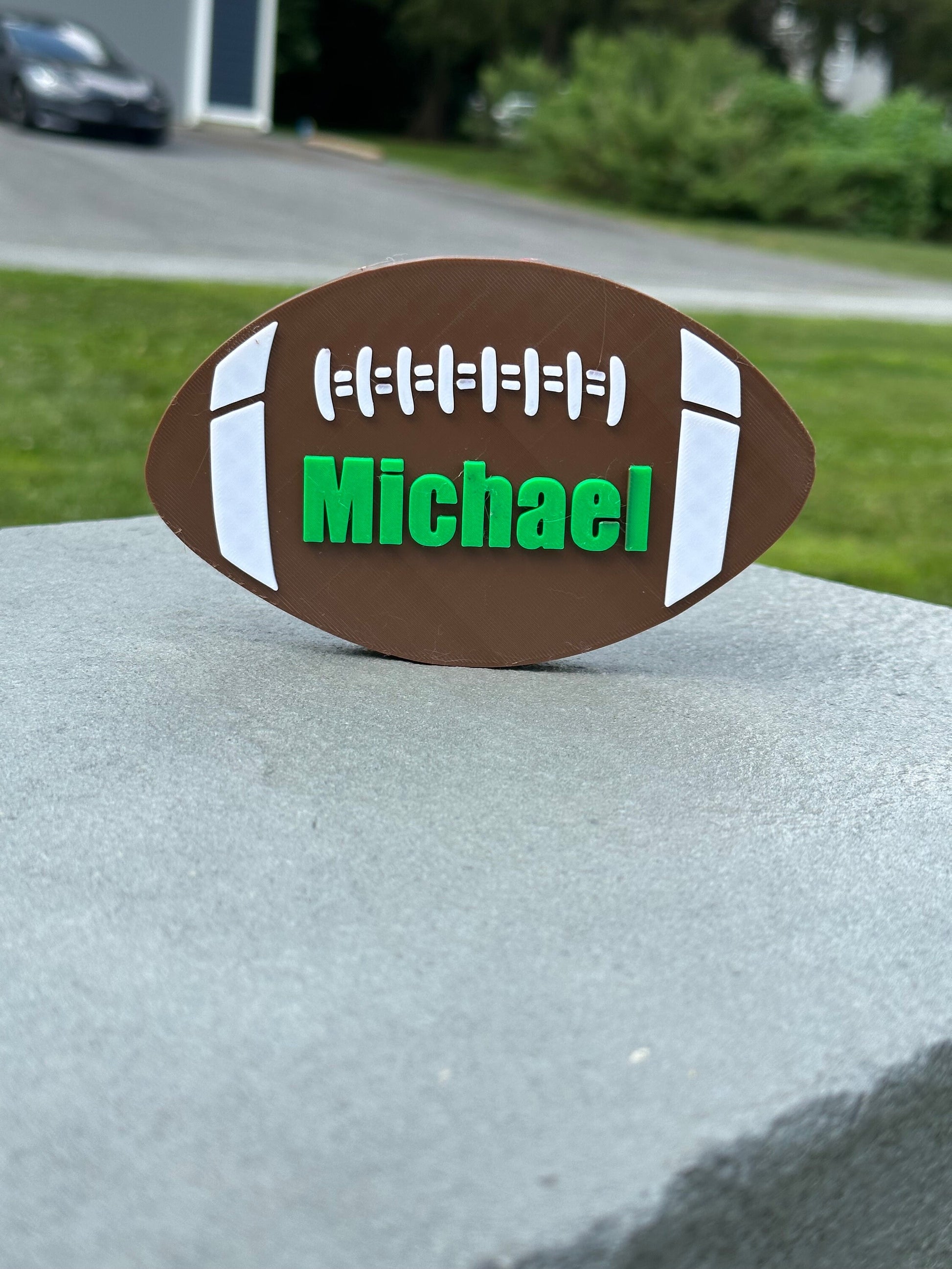 Personalized Football | Football Sign | Football Player Gifts | Football Coach