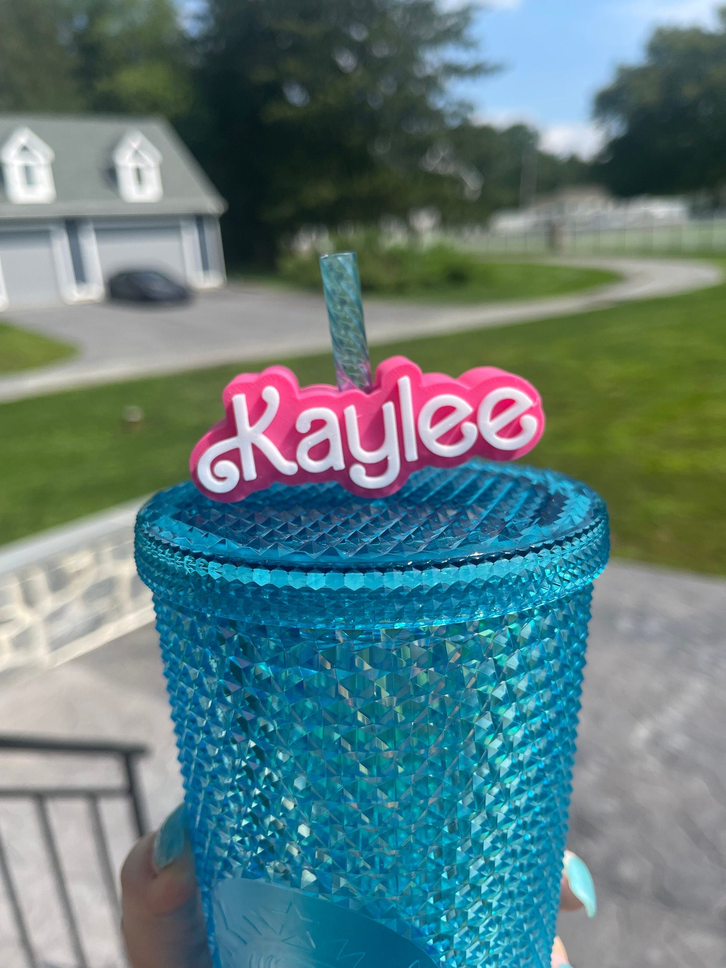 Custom Name Straw Topper | Starbucks Charms | Party Favors