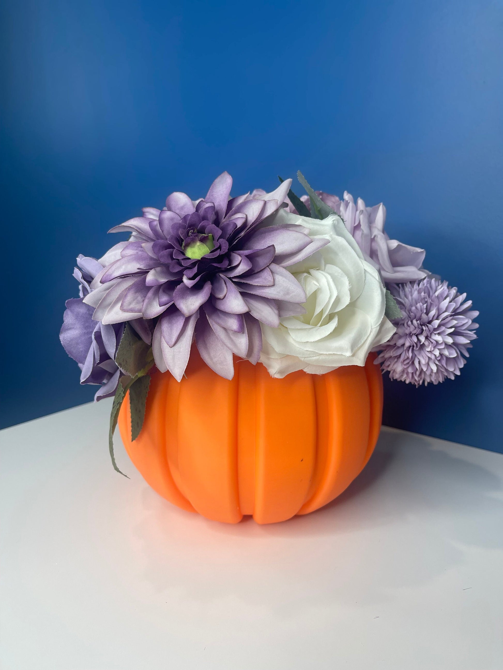 Pumpkin Fall Centerpiece |6 in Candy Dish | Halloween Decor | Pumpkin Planter