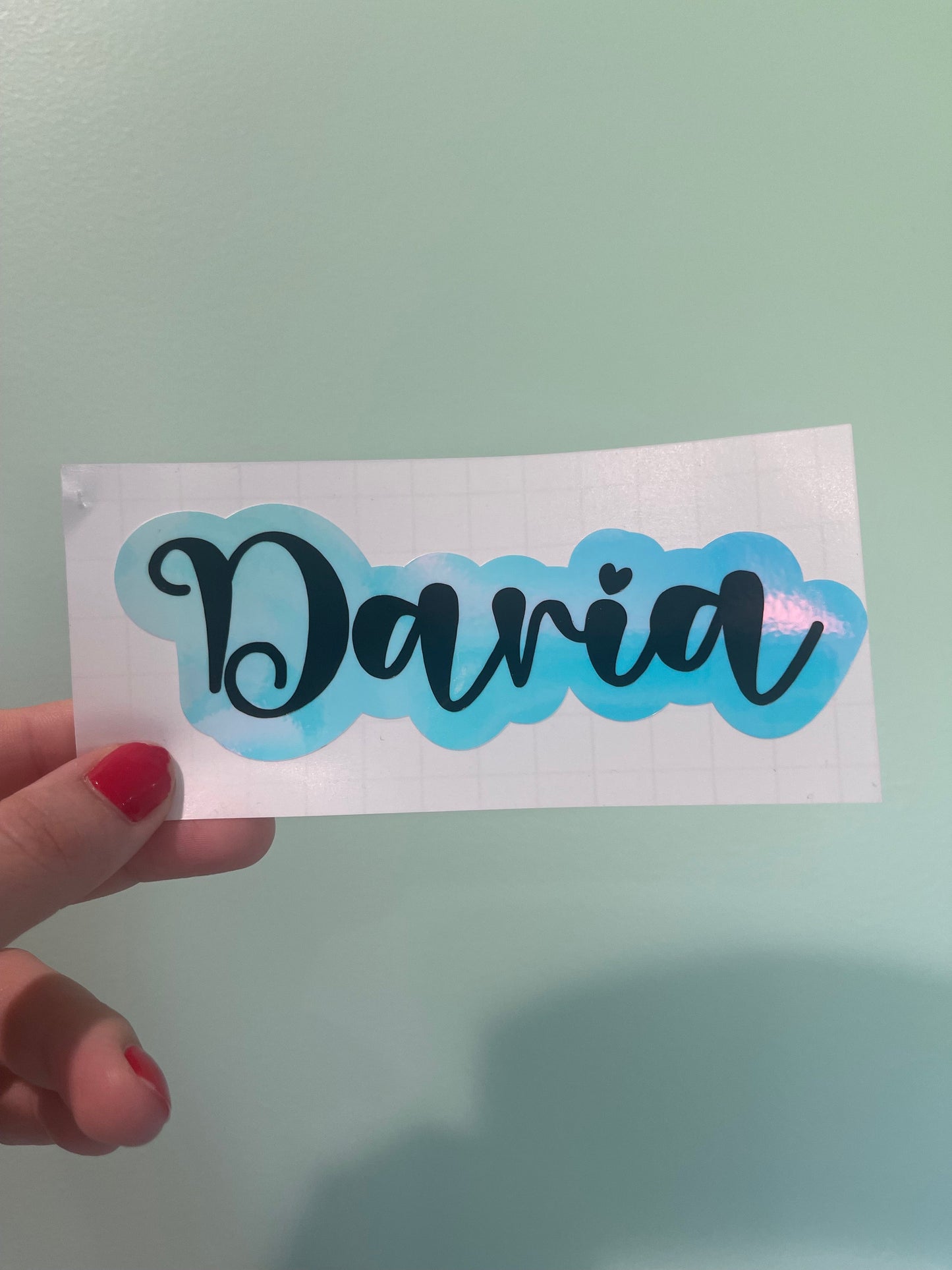 3.5 in Custom Name Vinyl Sticker | Personalized Sticker | Laptop | Water bottle | Gifts for Her