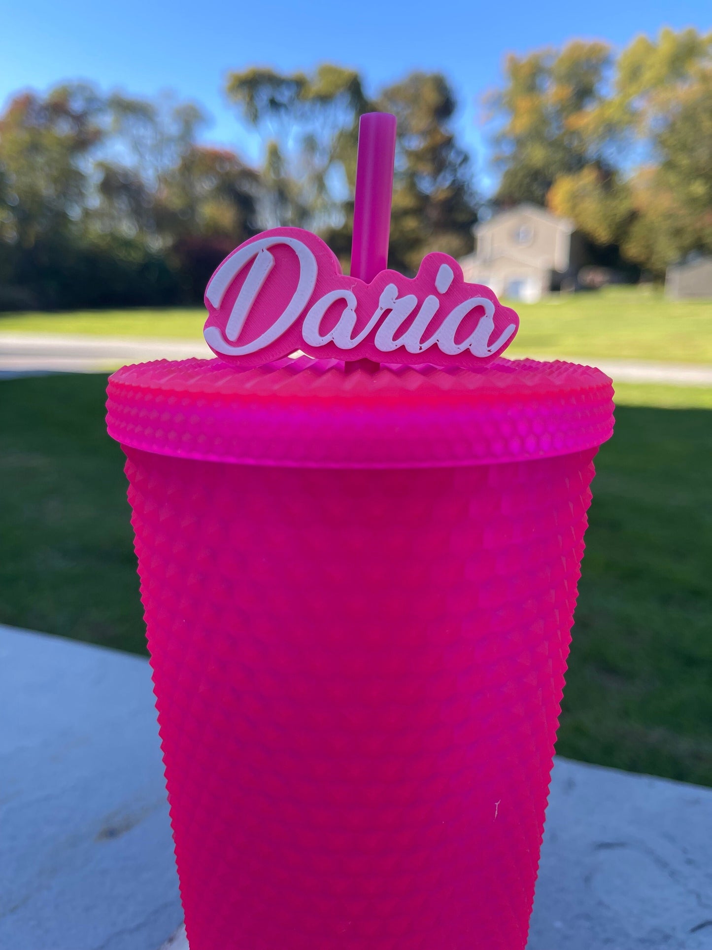 Custom Name Straw Topper | Starbucks Charms | Party Favors