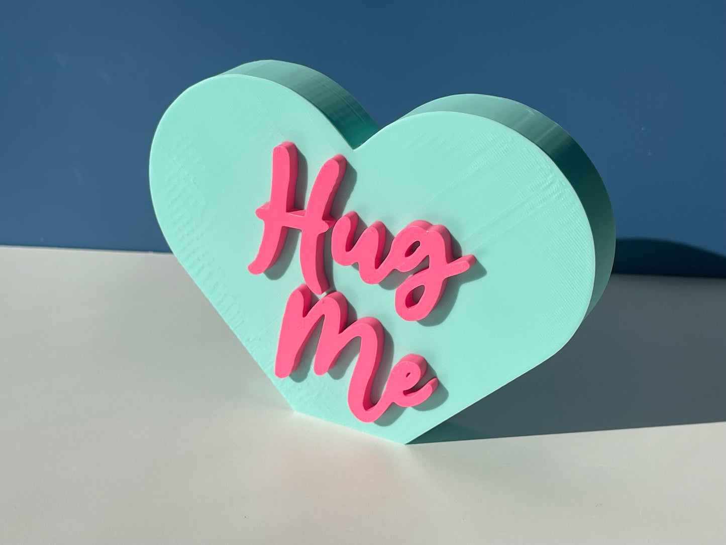 XL Hug Me Conversation Hearts | Valentine's Day | Candy Heart Decor | Mantel Decor