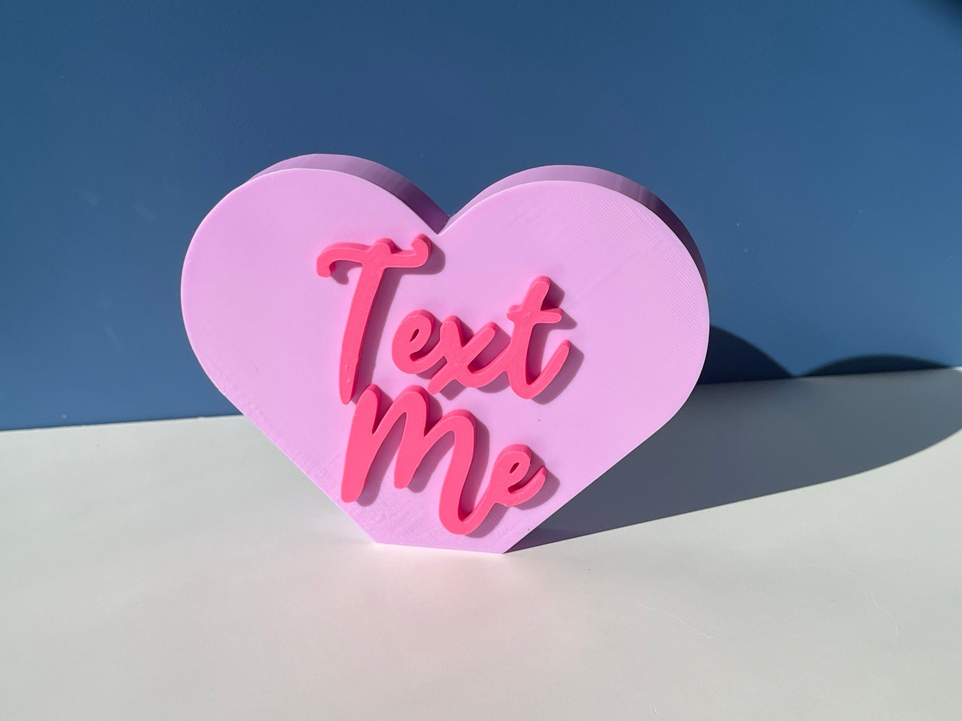 XL Text Me Conversation Hearts | Valentine's Day | Candy Heart Decor | Mantel Decor