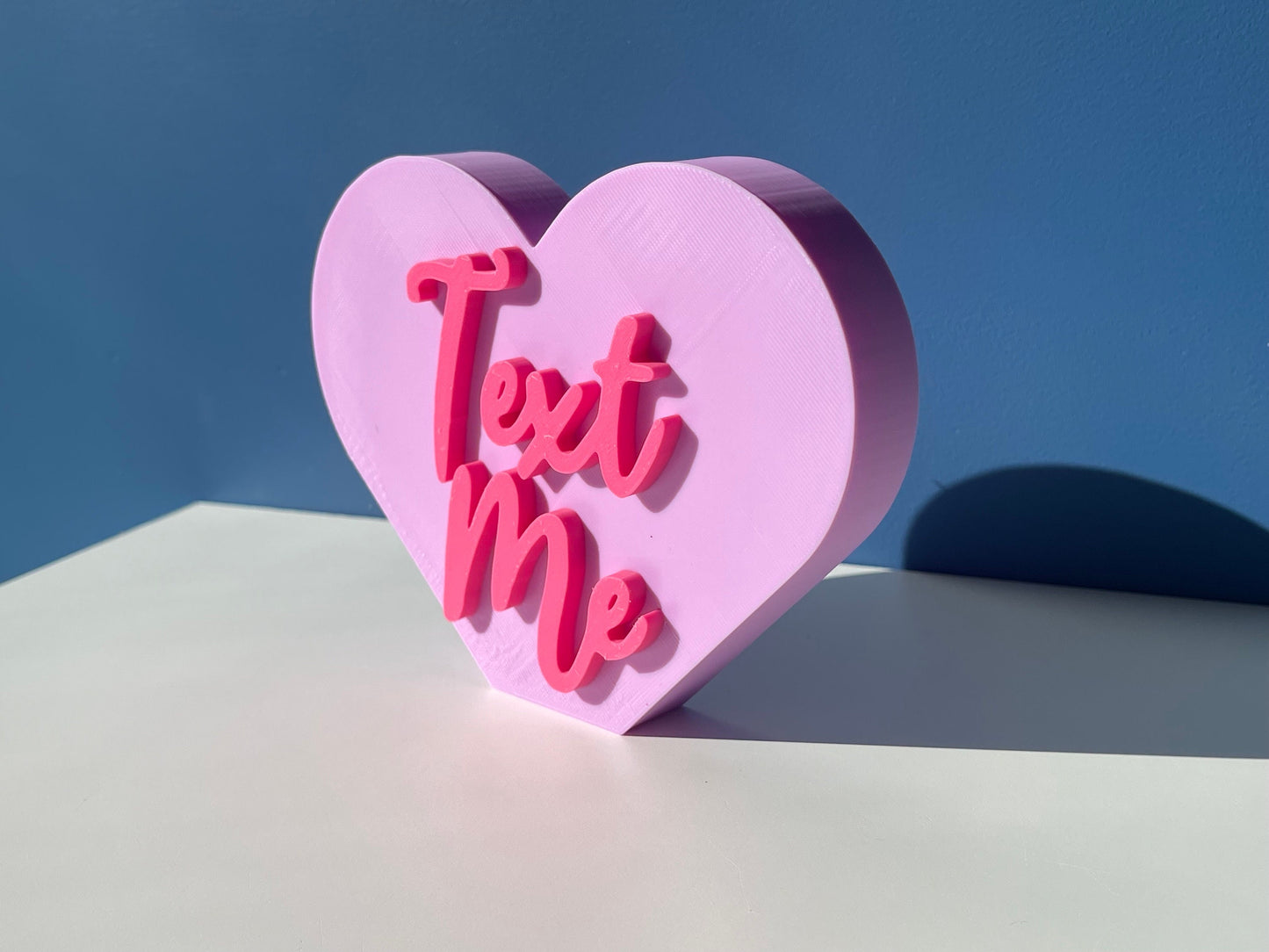 XL Text Me Conversation Hearts | Valentine's Day | Candy Heart Decor | Mantel Decor