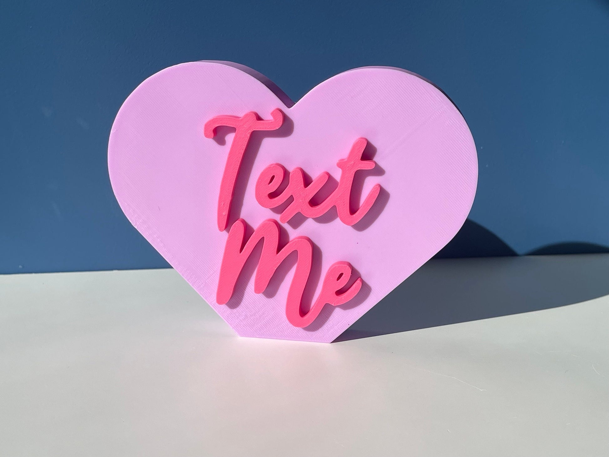 XL Text Me Conversation Hearts | Valentine's Day | Candy Heart Decor | Mantel Decor