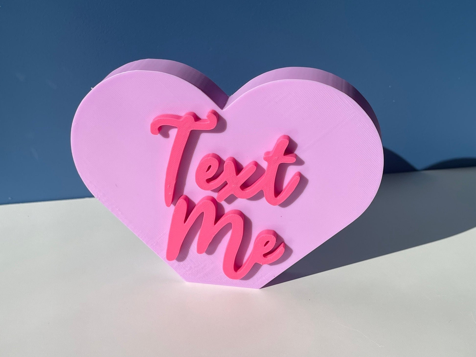 XL Text Me Conversation Hearts | Valentine's Day | Candy Heart Decor | Mantel Decor