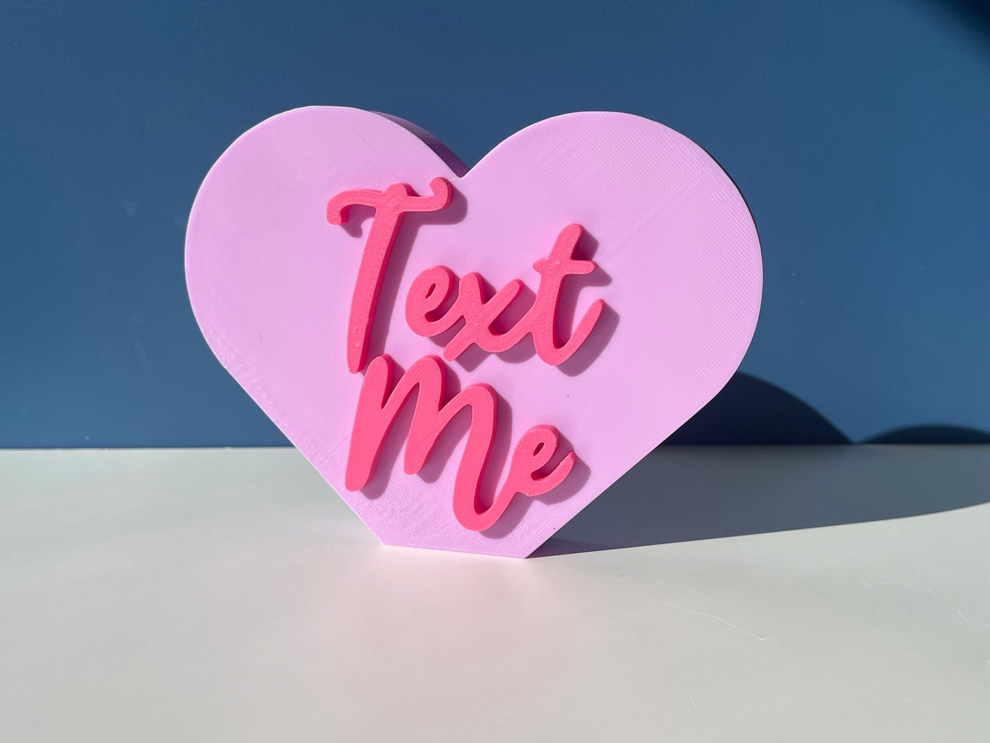 XL Text Me Conversation Hearts | Valentine's Day | Candy Heart Decor | Mantel Decor