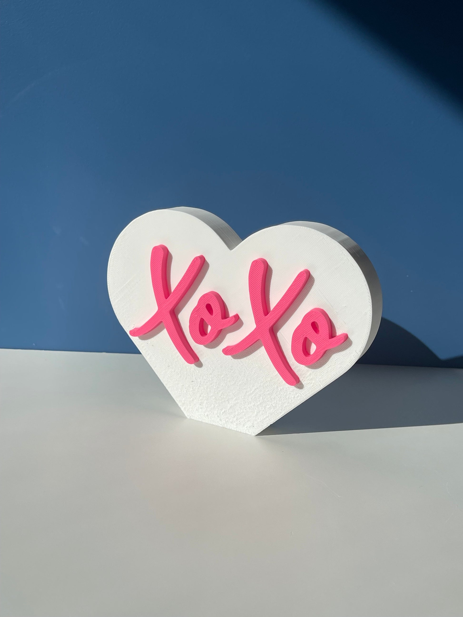 XL XoXo Conversation Hearts | Valentine's Day | Candy Heart Decor | Mantel Decor