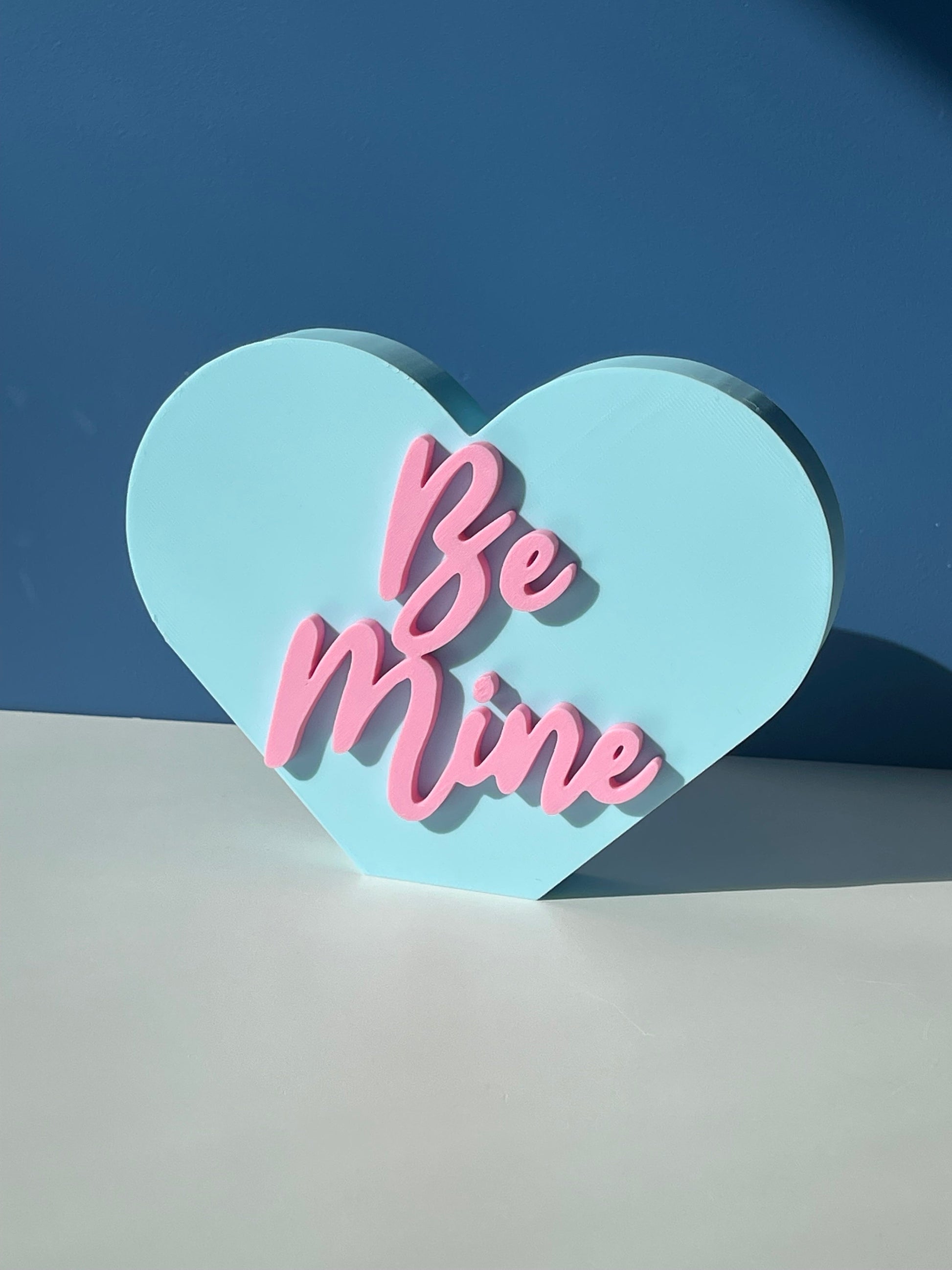 XL Be Mine Conversation Hearts | Valentine's Day | Candy Heart Decor | Mantel Decor