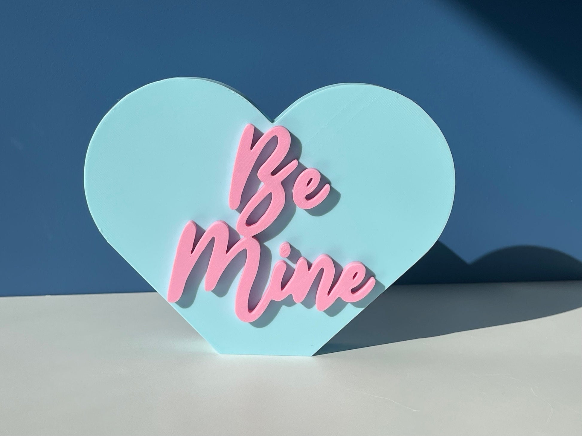 XL Be Mine Conversation Hearts | Valentine's Day | Candy Heart Decor | Mantel Decor