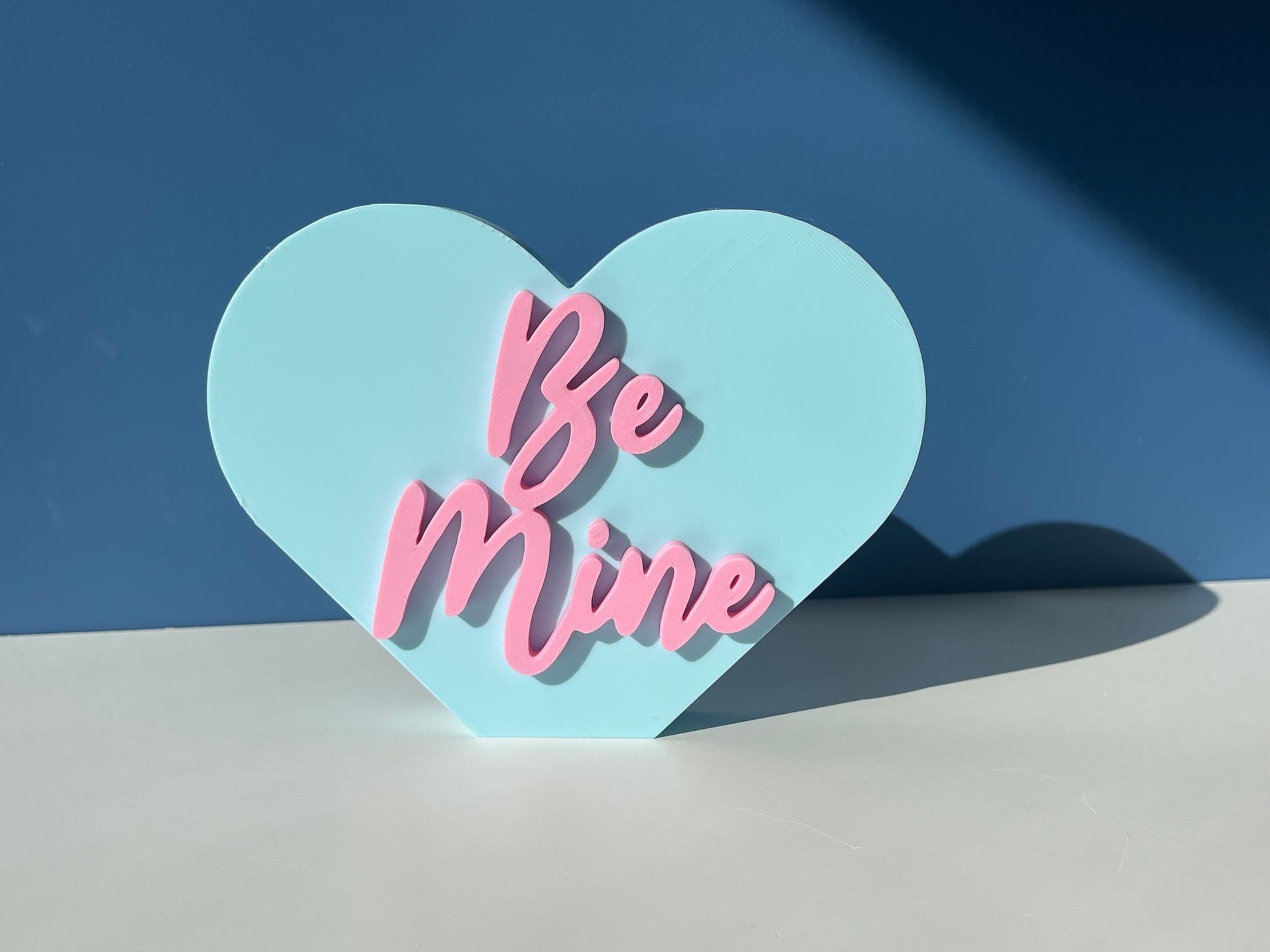 XL Be Mine Conversation Hearts | Valentine's Day | Candy Heart Decor | Mantel Decor