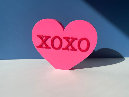 XL Xoxo Conversation Hearts | Valentine's Day | Inspirational/ Motivational Hearts | Candy Heart Decor | Mantel Decor