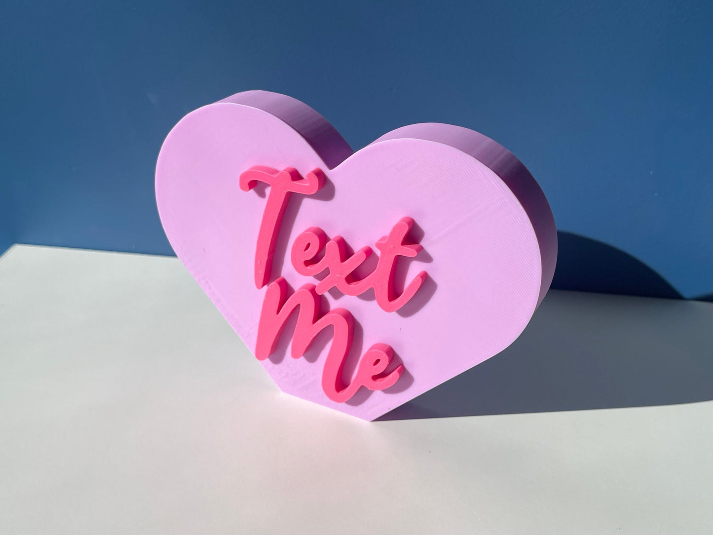 XL Text Me Conversation Hearts | Valentine's Day | Candy Heart Decor | Mantel Decor