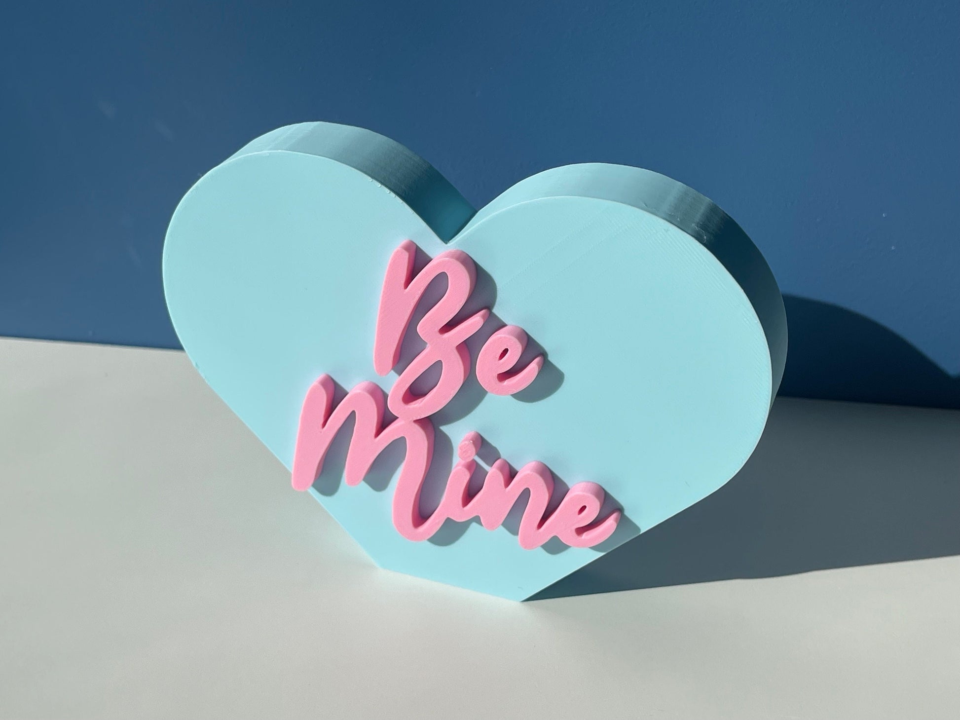 XL Be Mine Conversation Hearts | Valentine's Day | Candy Heart Decor | Mantel Decor