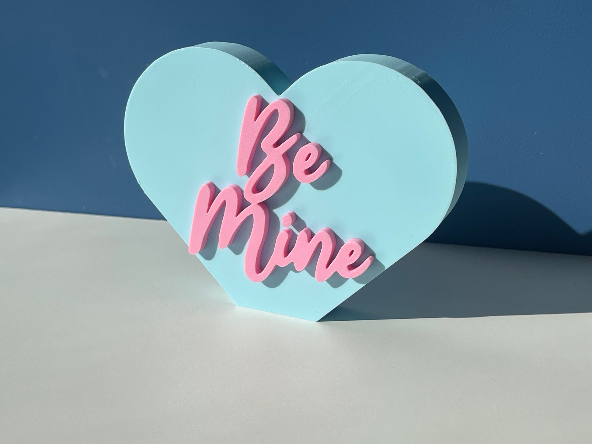 XL Be Mine Conversation Hearts | Valentine's Day | Candy Heart Decor | Mantel Decor