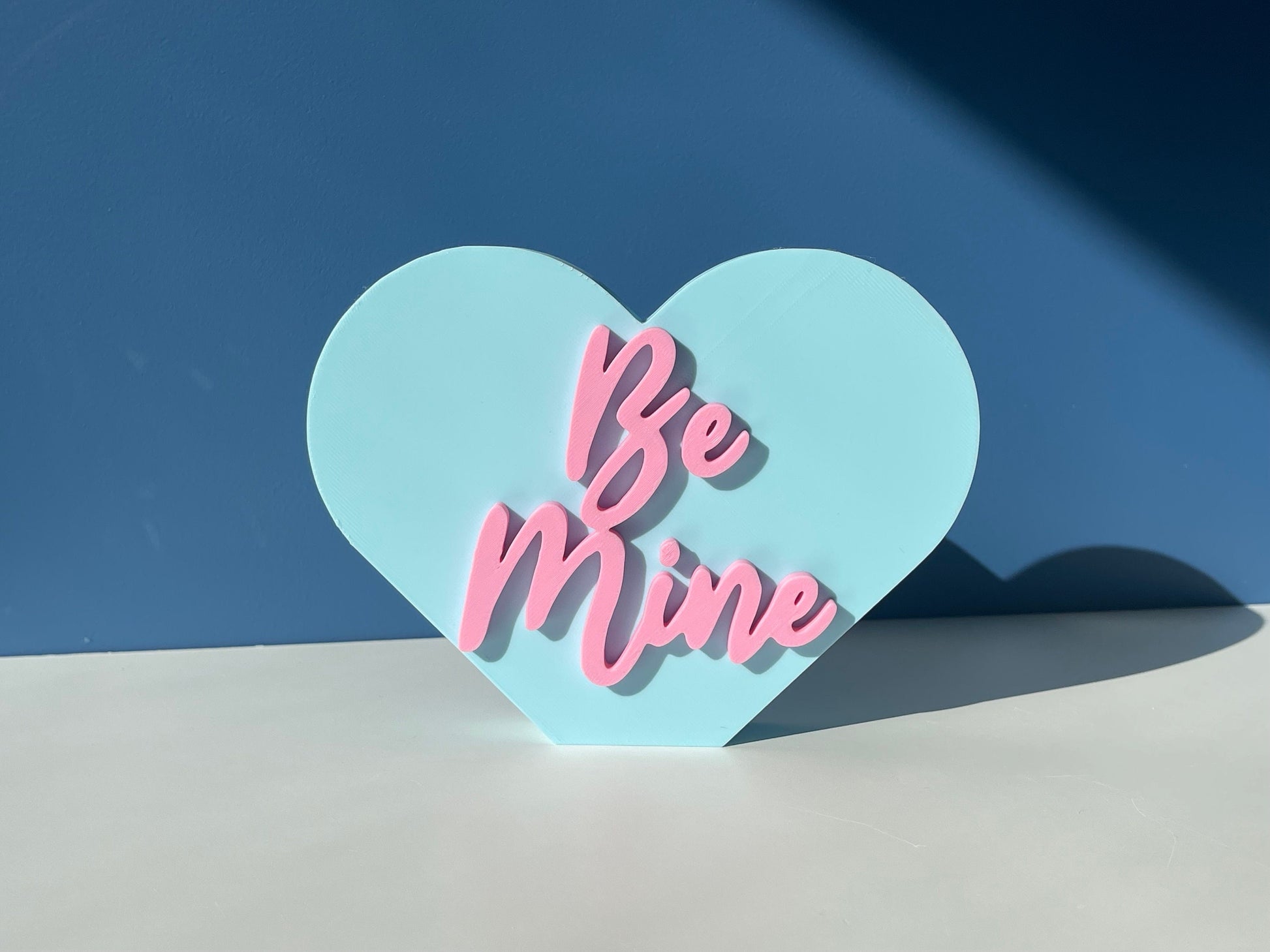 XL Be Mine Conversation Hearts | Valentine's Day | Candy Heart Decor | Mantel Decor