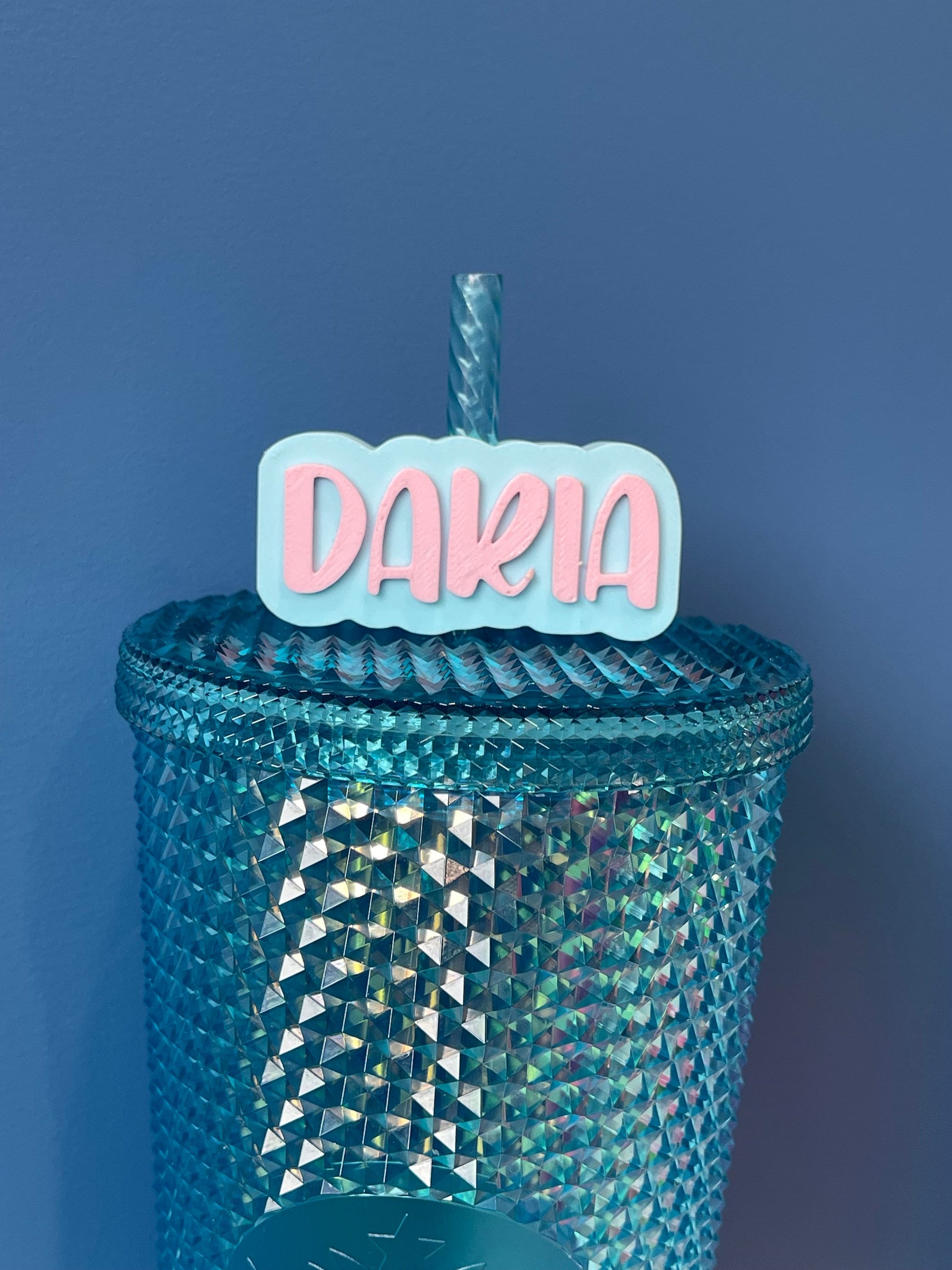 Custom Name Straw Topper | YETI Charms | Spring Themed