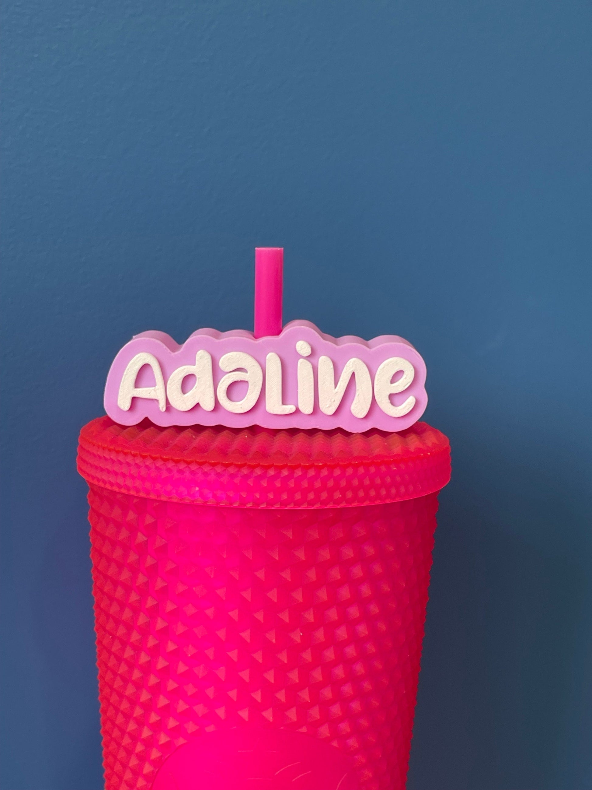 Custom Name Straw Topper | YETI Charms | Spring Themed