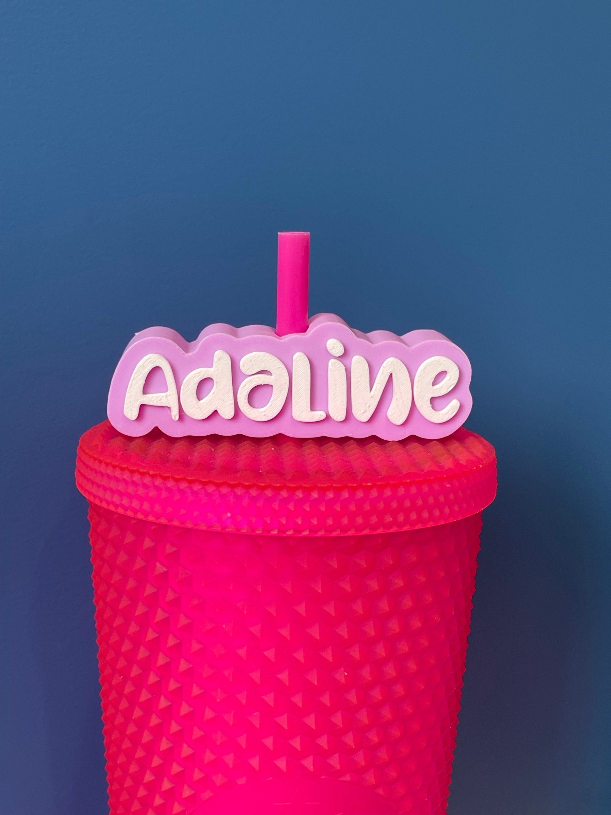 Custom Name Straw Topper | YETI Charms | Spring Themed