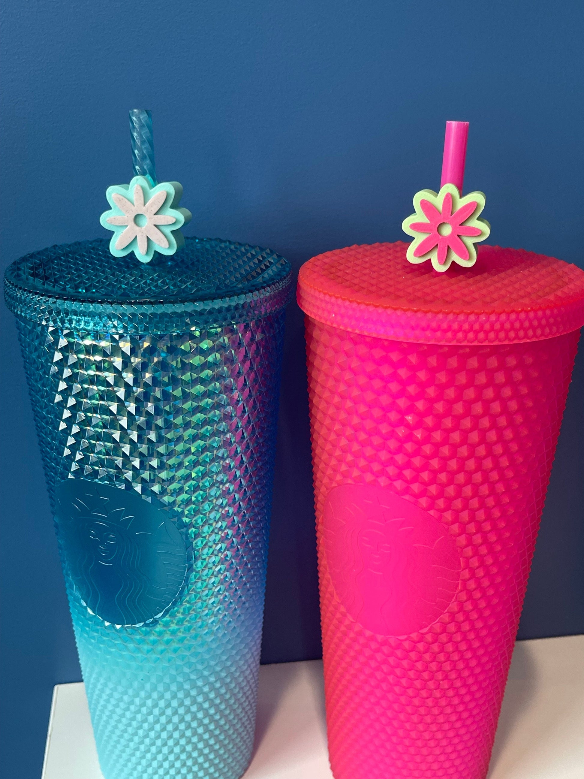 Flower Straw Topper | STARBUCKS | Springtime Straw Charms