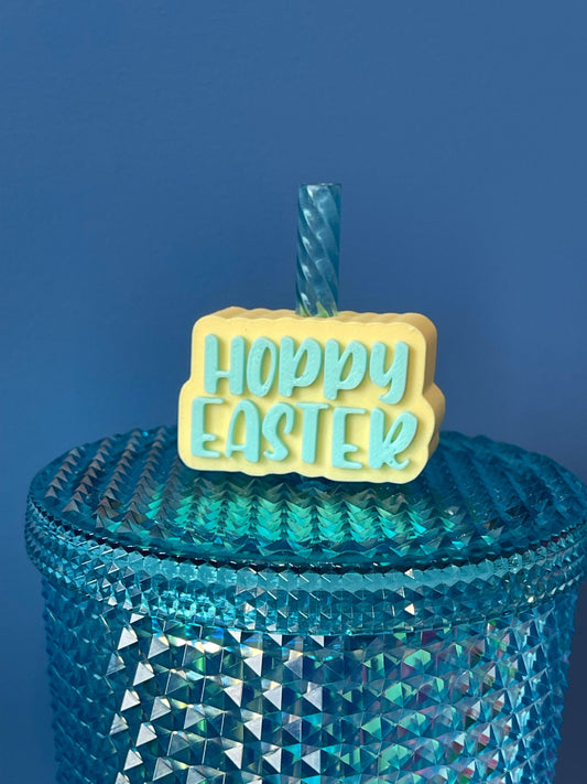 Hoppy Easter Straw Topper | YETI| Easter Straw Charms