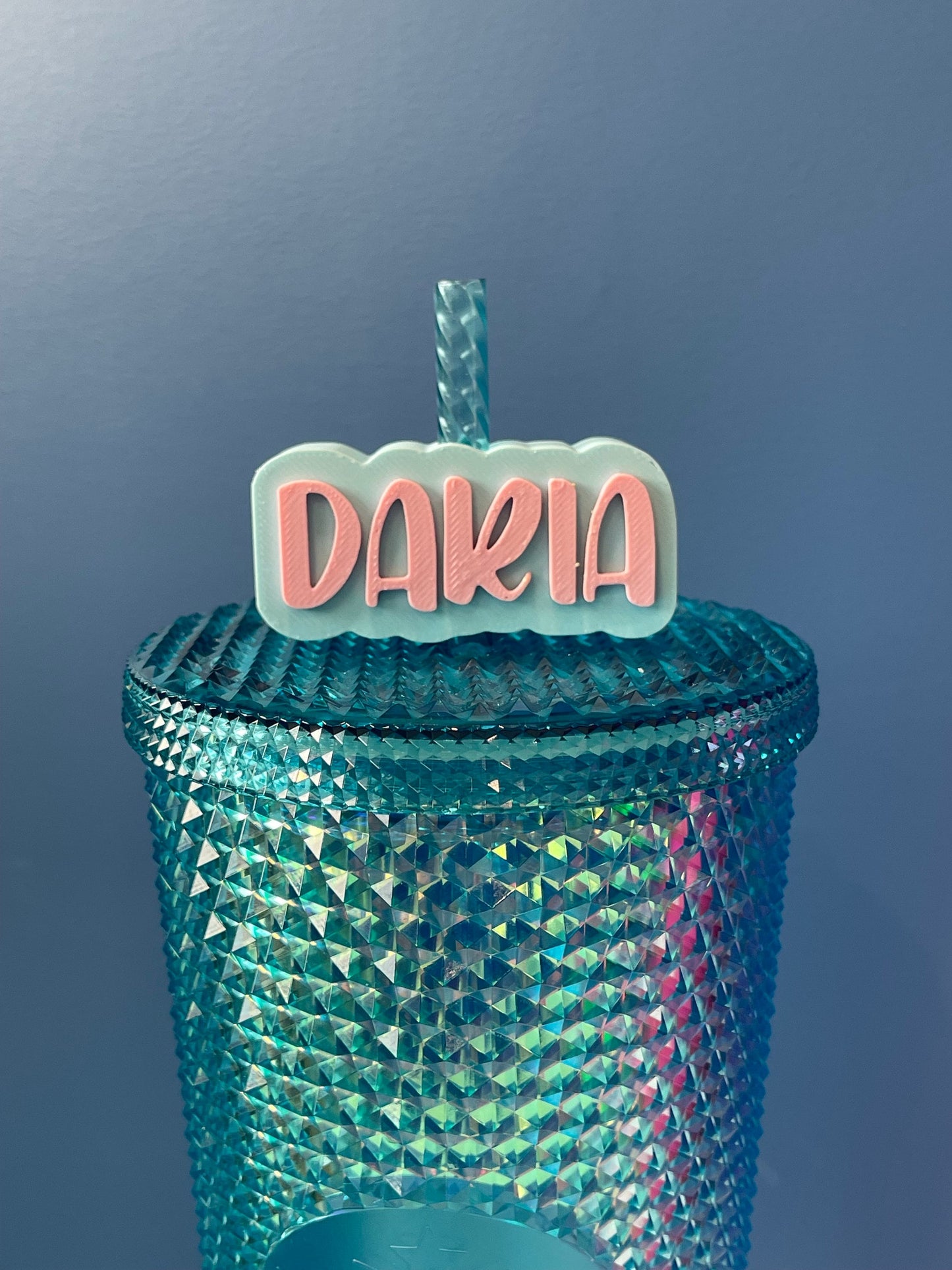 Custom Name Straw Topper | YETI Charms | Spring Themed