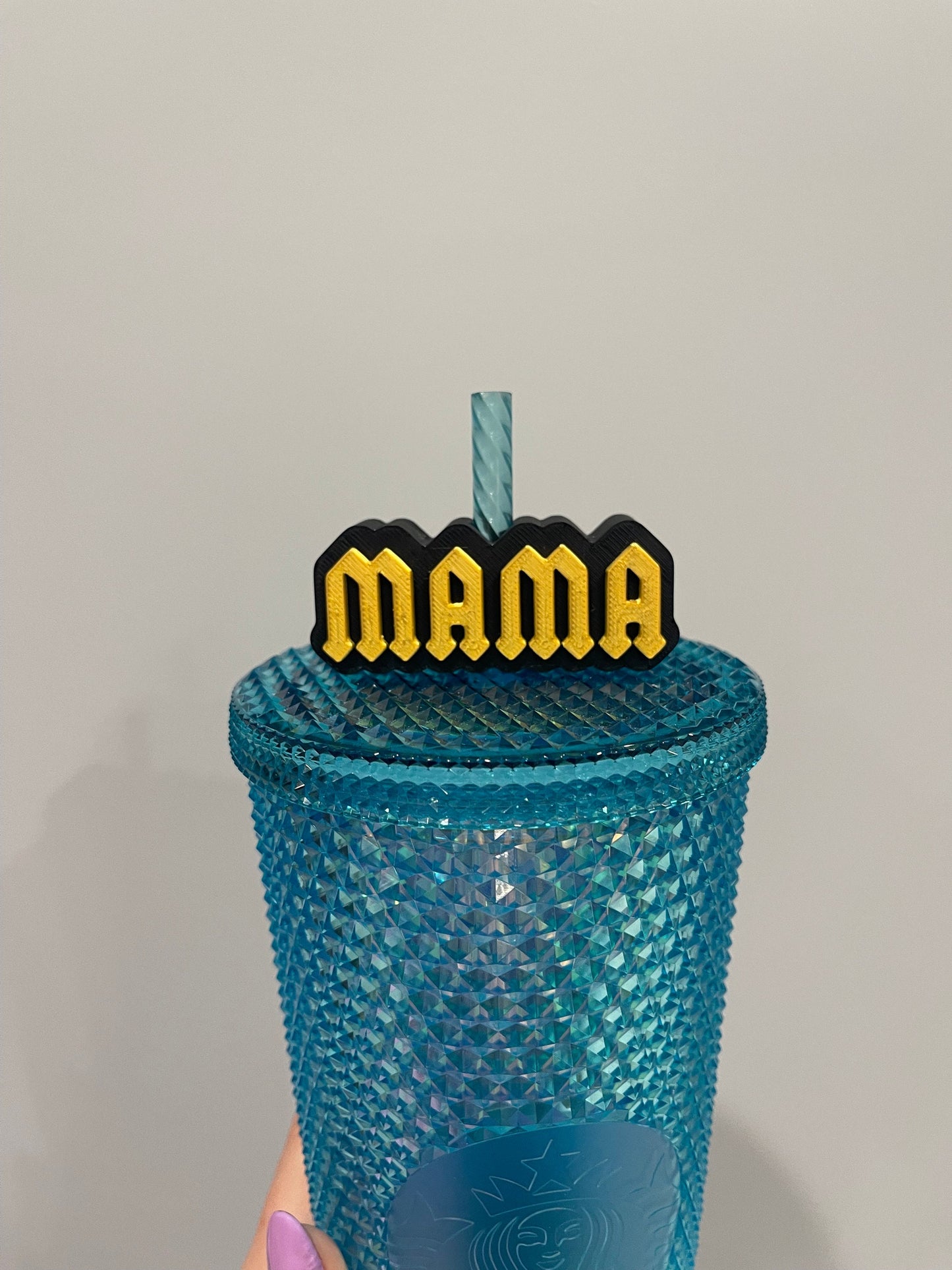 MAMA Straw Topper | Yeti Charms | Straw Charm | Mother's Day Gifts