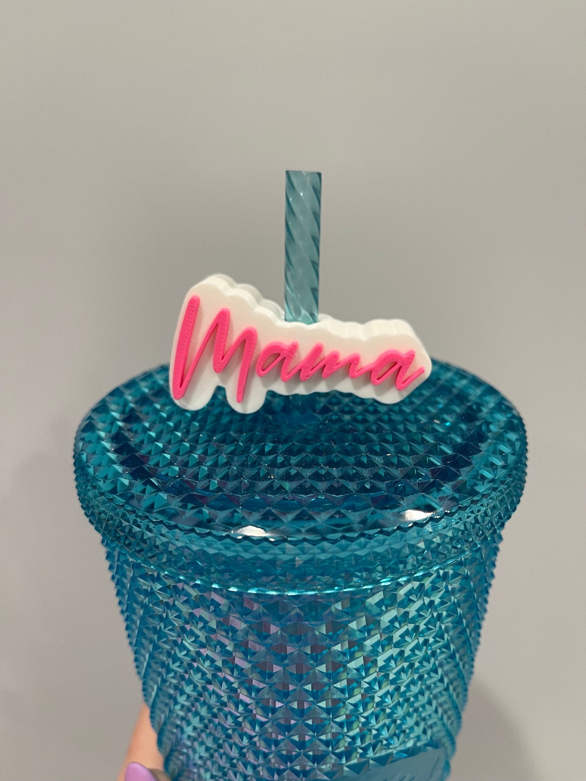 Mama Straw Topper | Yeti Charms | Straw Charm | Mother's Day Gift